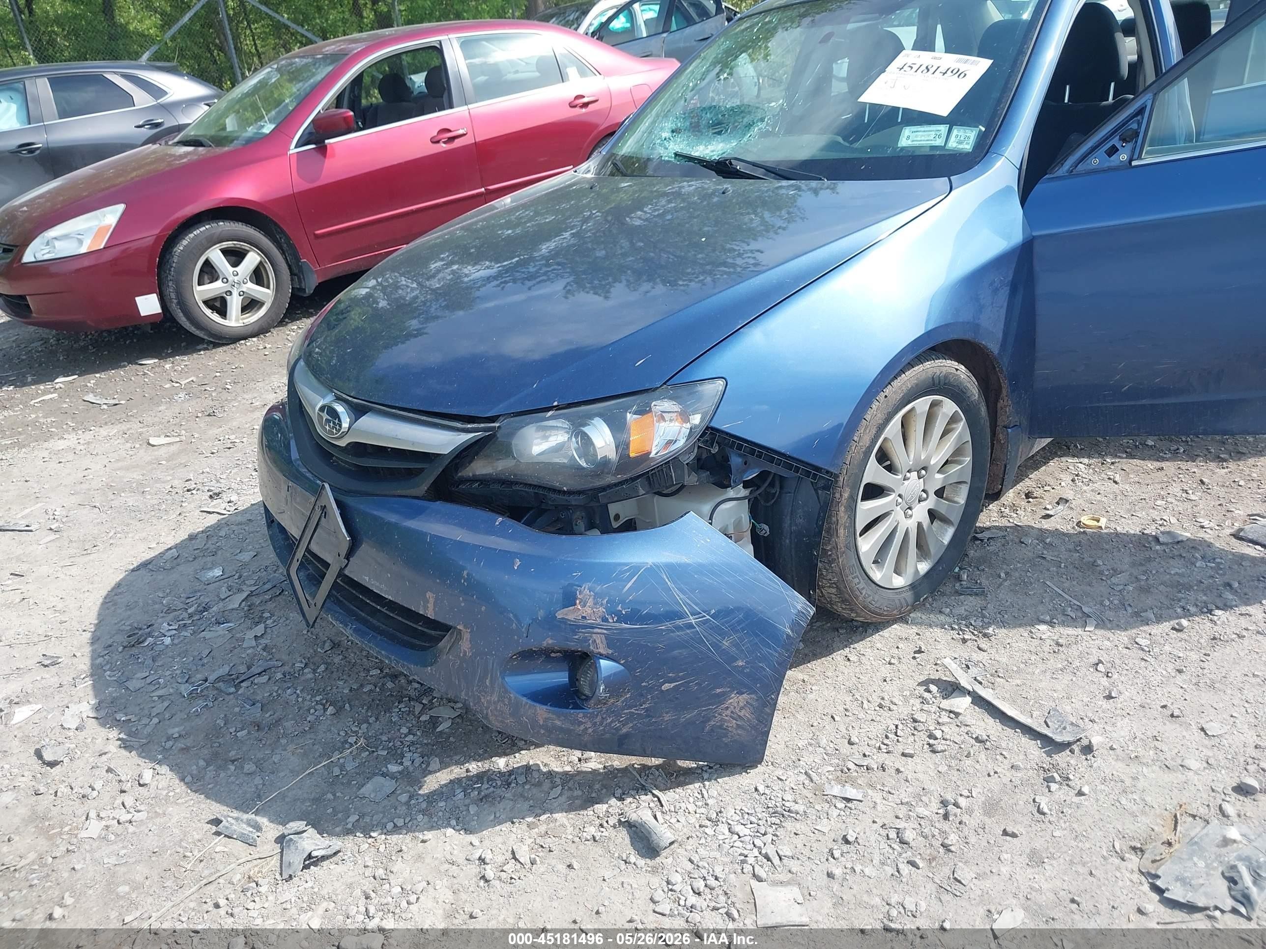 2011 Subaru Impreza 2.5i Premium Blue vin: JF1GE6B61BH504409