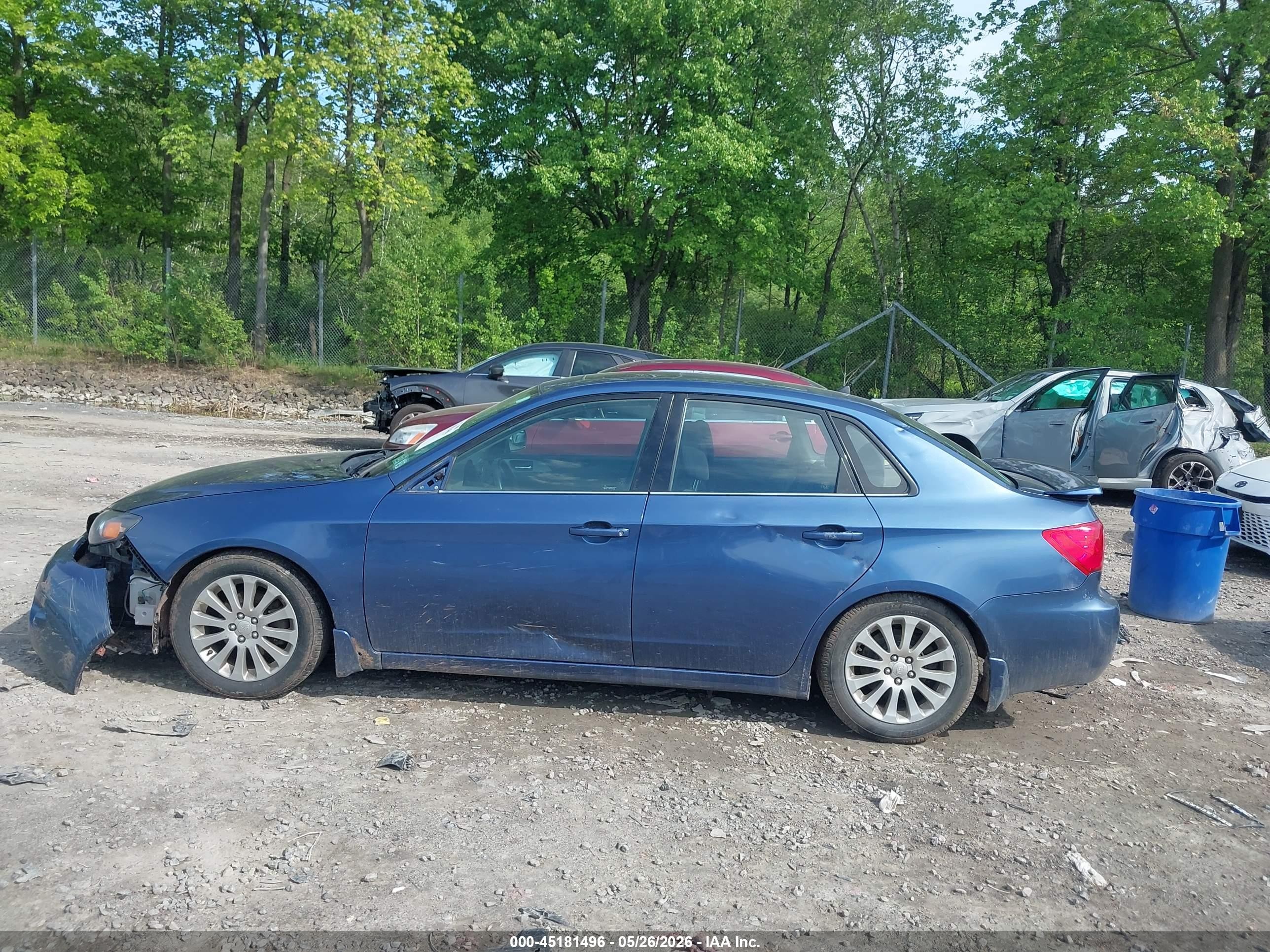 2011 Subaru Impreza 2.5i Premium Blue vin: JF1GE6B61BH504409