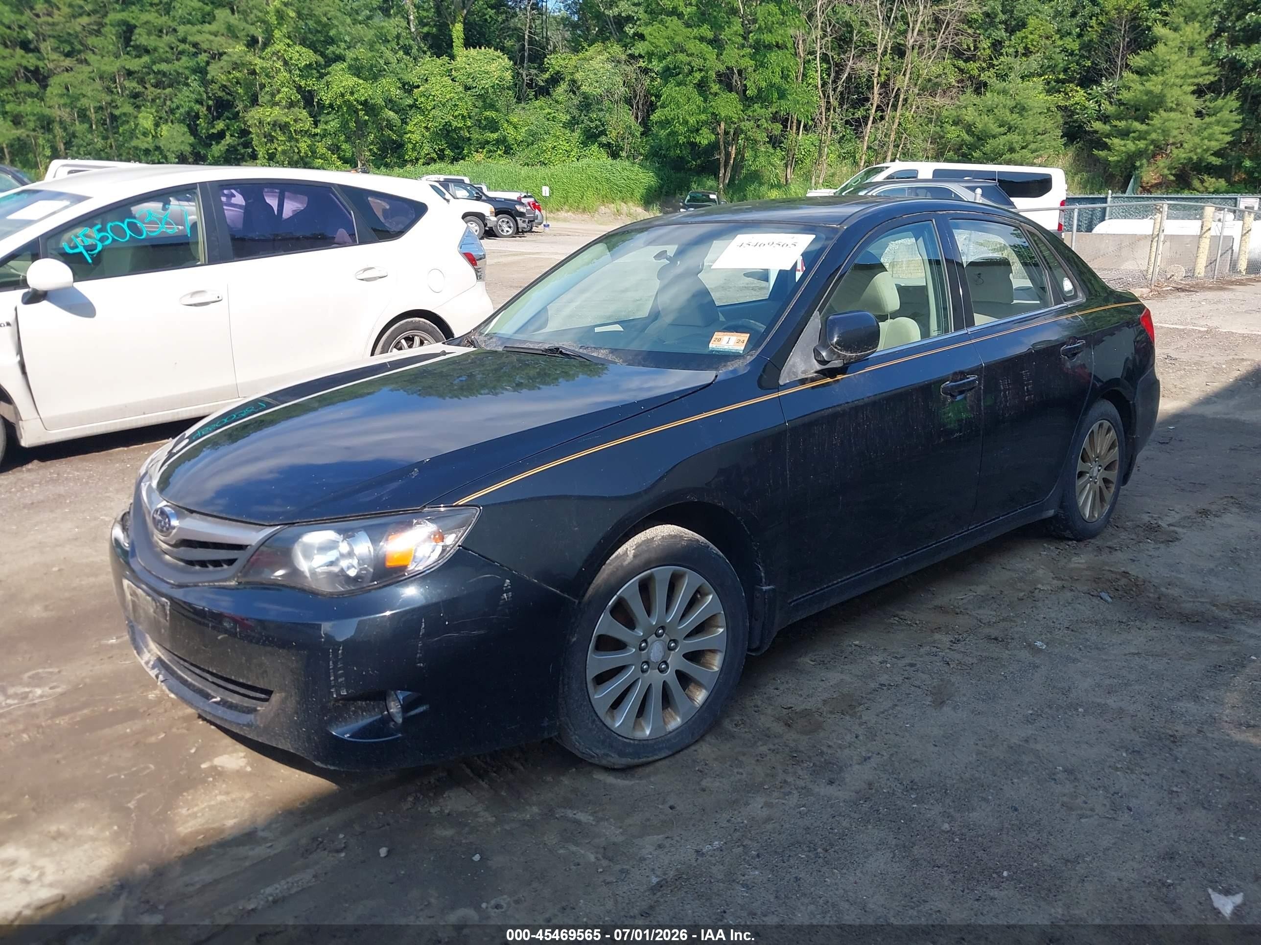 2011 Subaru Impreza 2.5i Premium Black vin: JF1GE6B61BH511781
