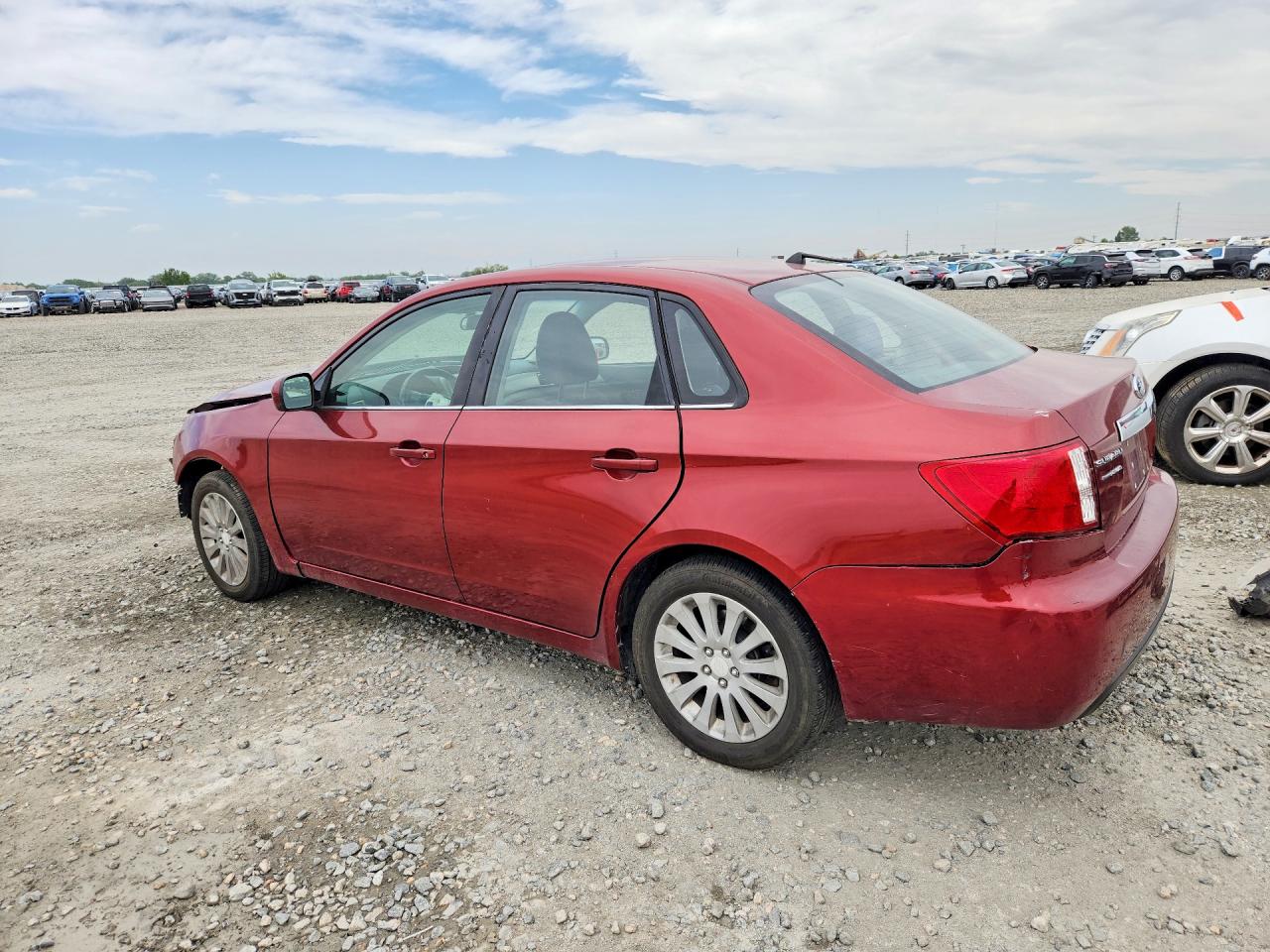 2010 Subaru Impreza 2.5i Premium Red vin: JF1GE6B62AH517569