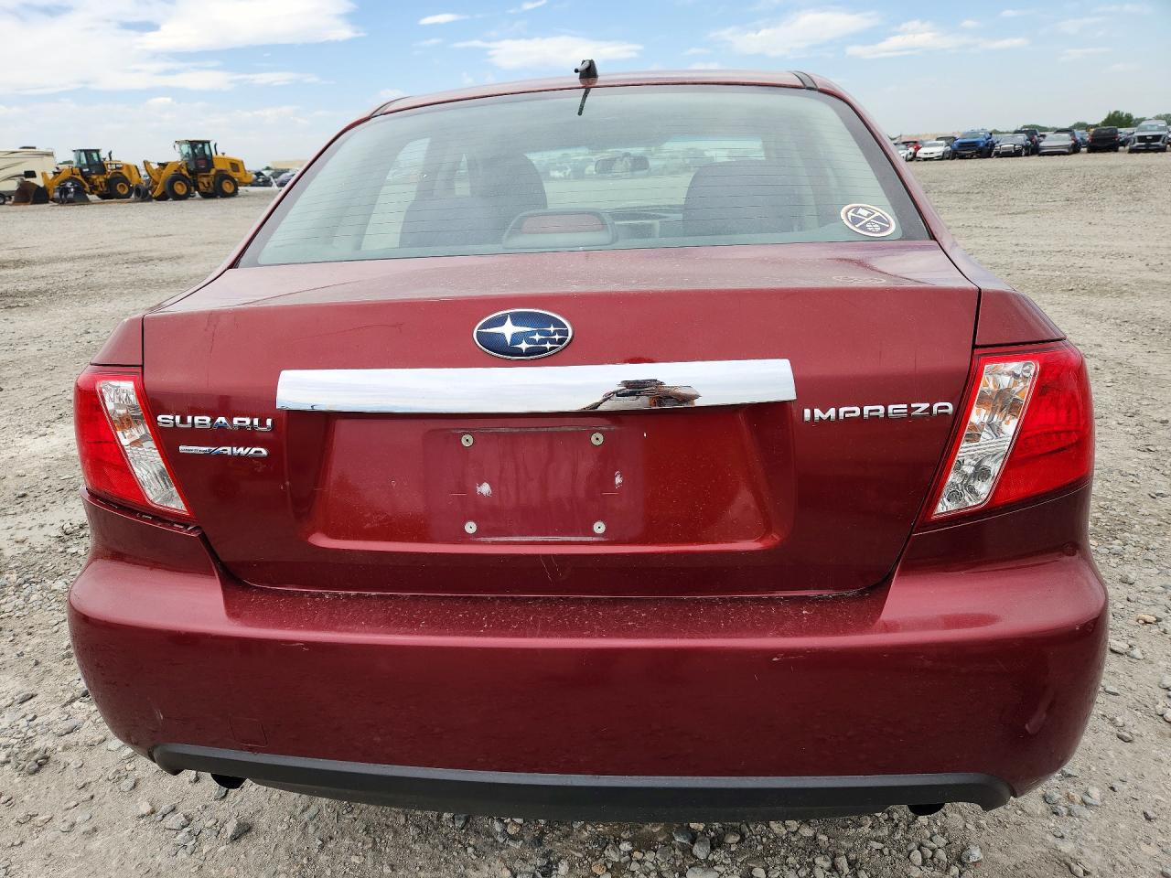 2010 Subaru Impreza 2.5i Premium Red vin: JF1GE6B62AH517569