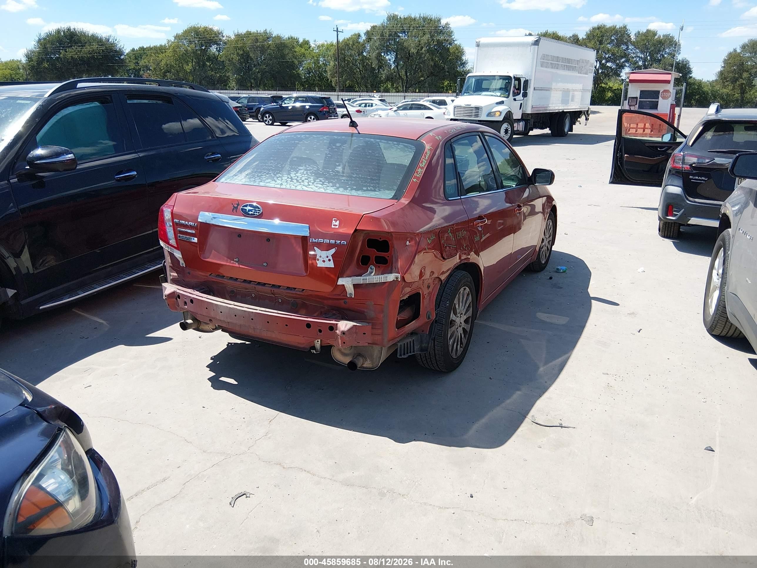 2011 Subaru Impreza 2.5i Premium Красный vin: JF1GE6B63BH509577