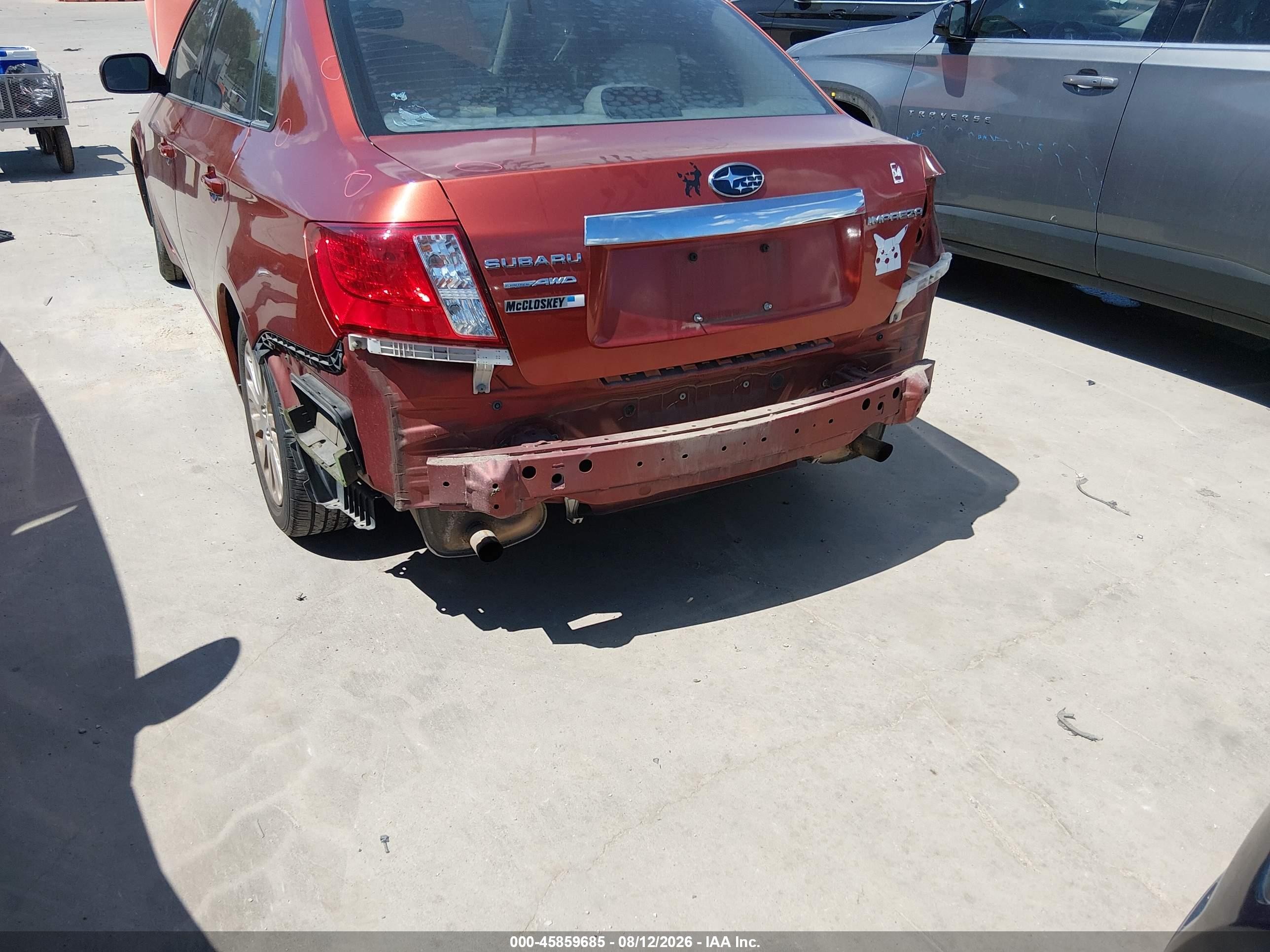 2011 Subaru Impreza 2.5i Premium Красный vin: JF1GE6B63BH509577