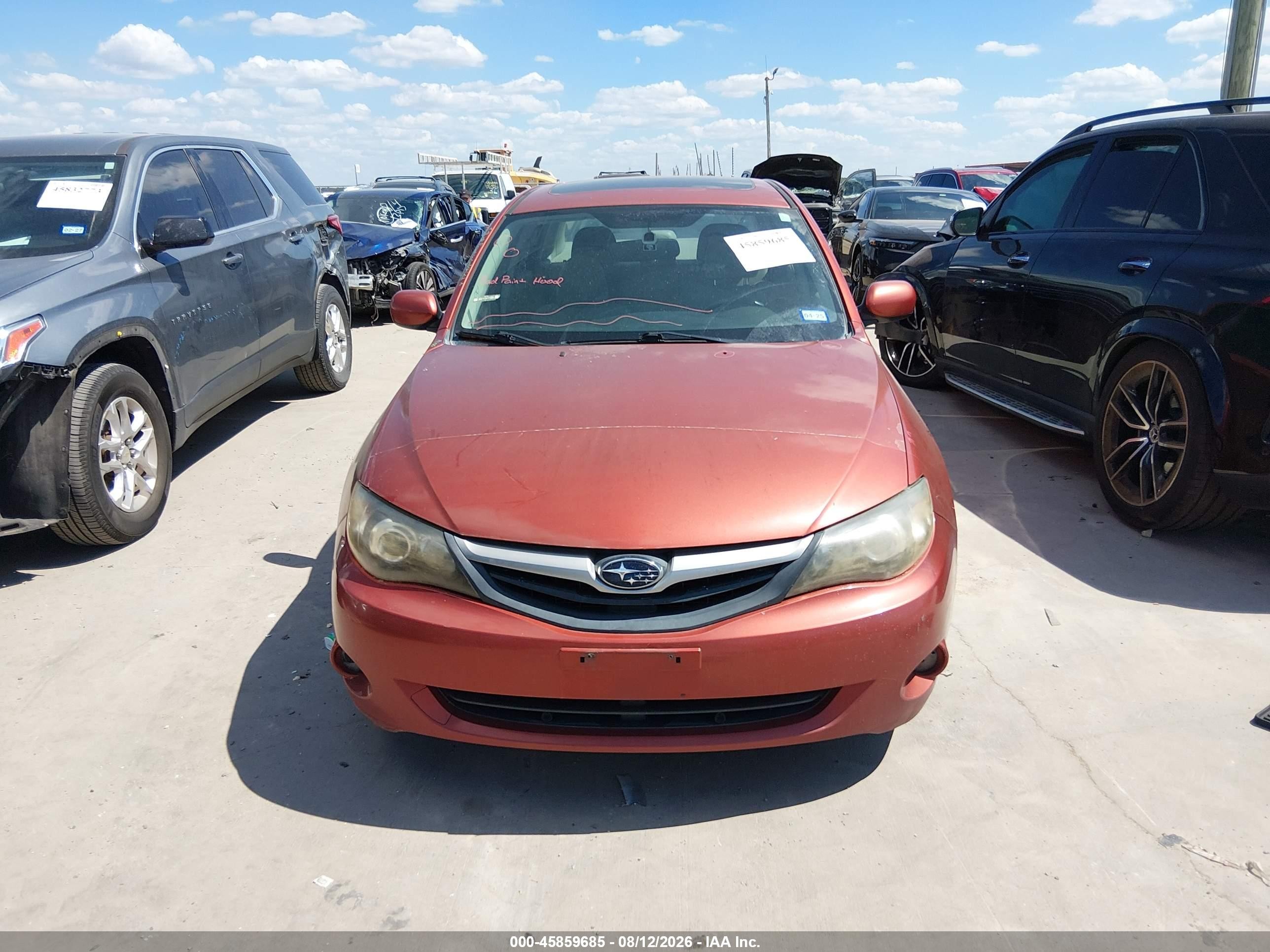 2011 Subaru Impreza 2.5i Premium Красный vin: JF1GE6B63BH509577