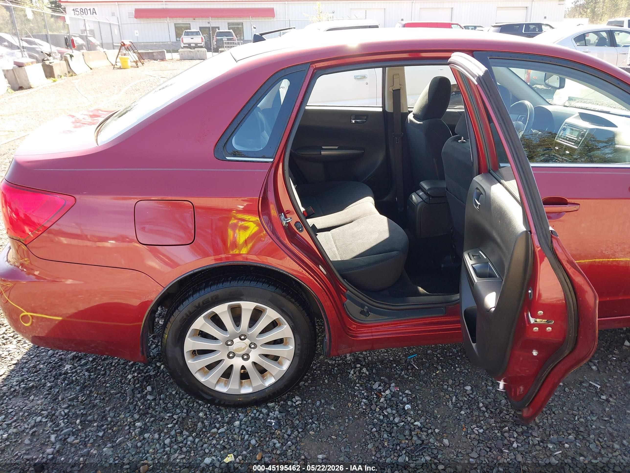 2011 Subaru Impreza 2.5i Premium Красный vin: JF1GE6B63BH519865