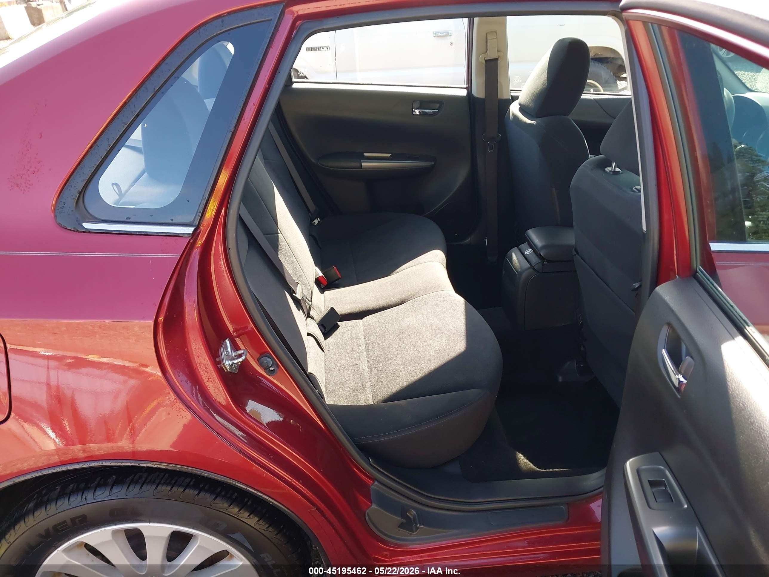 2011 Subaru Impreza 2.5i Premium Красный vin: JF1GE6B63BH519865
