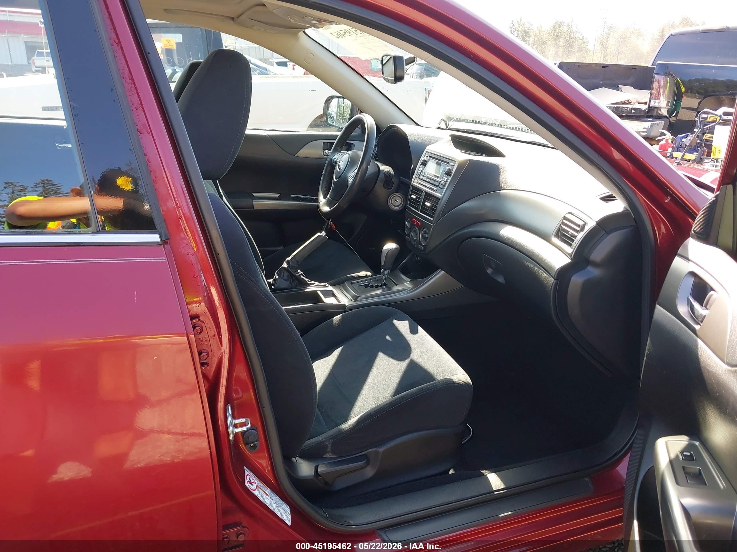 2011 Subaru Impreza 2.5i Premium Красный vin: JF1GE6B63BH519865
