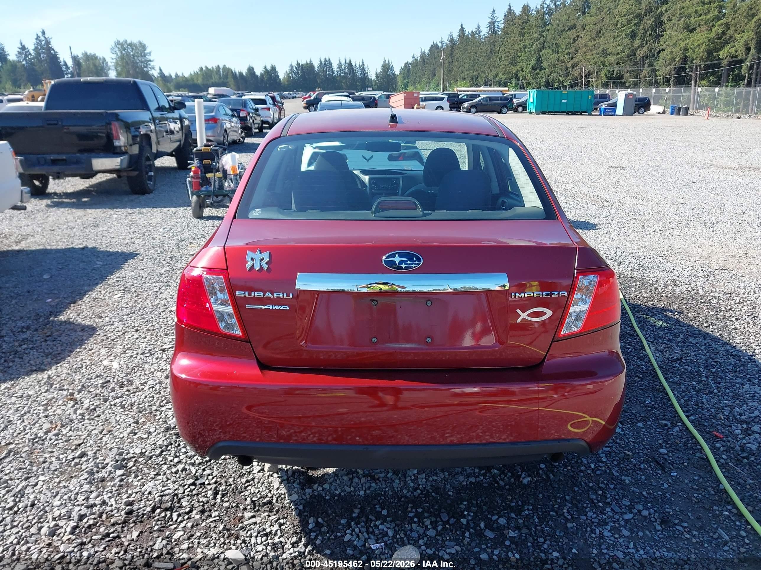 2011 Subaru Impreza 2.5i Premium Красный vin: JF1GE6B63BH519865