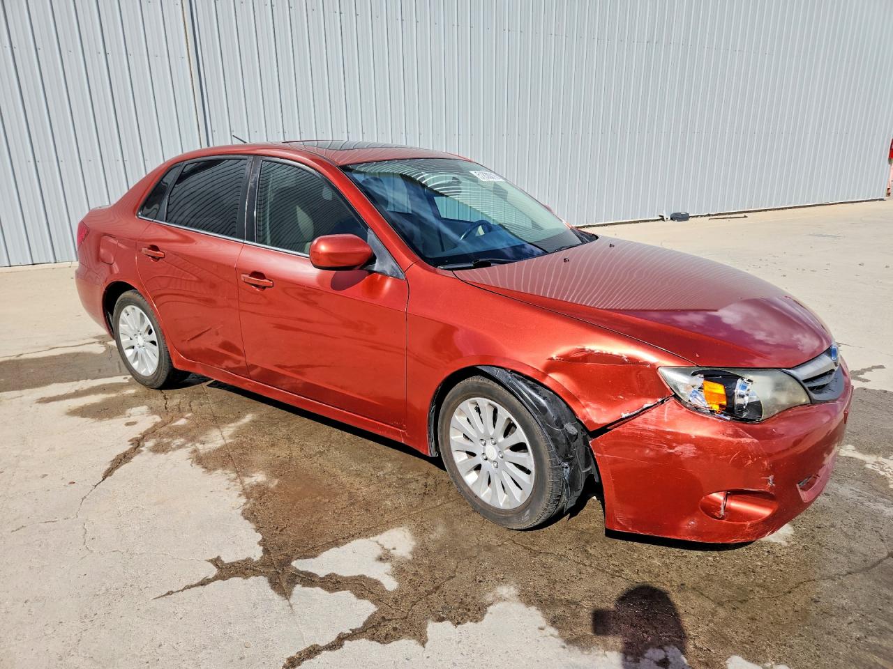 2010 Subaru Impreza 2.5i Premium Оранжевый vin: JF1GE6B64AH515516