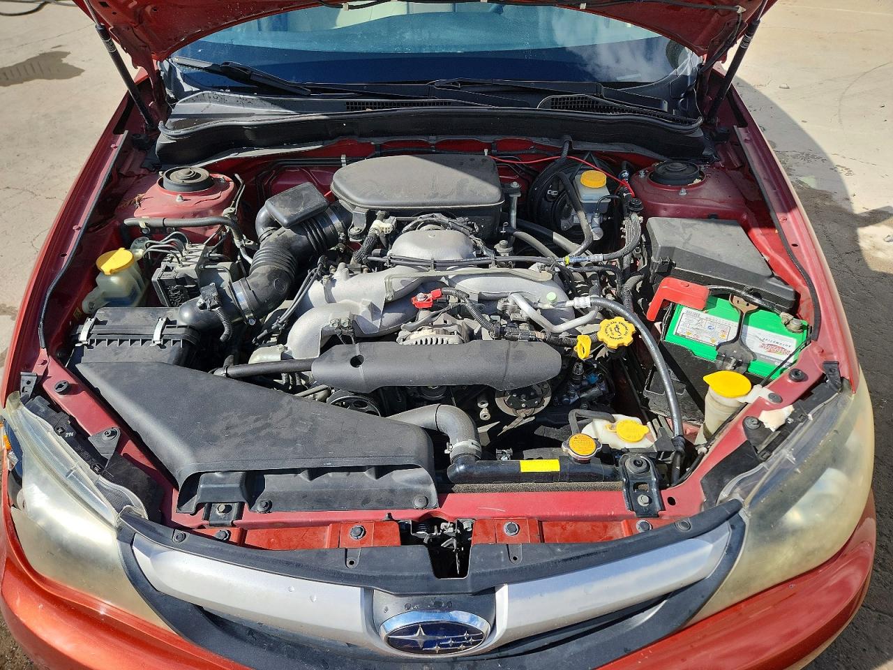 2010 Subaru Impreza 2.5i Premium Оранжевый vin: JF1GE6B64AH515516