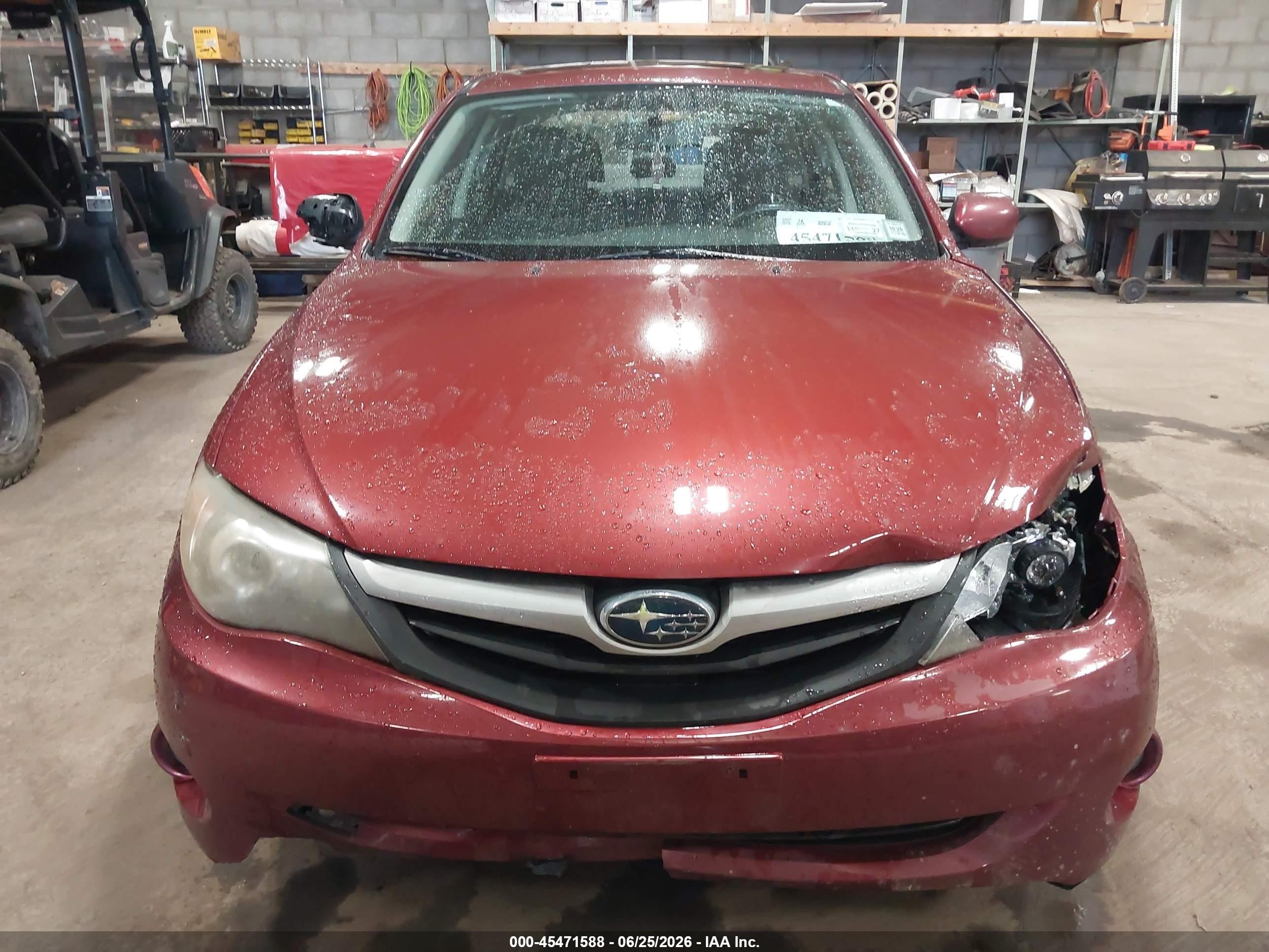 2011 Subaru Impreza 2.5i Premium Red vin: JF1GE6B66BH516040