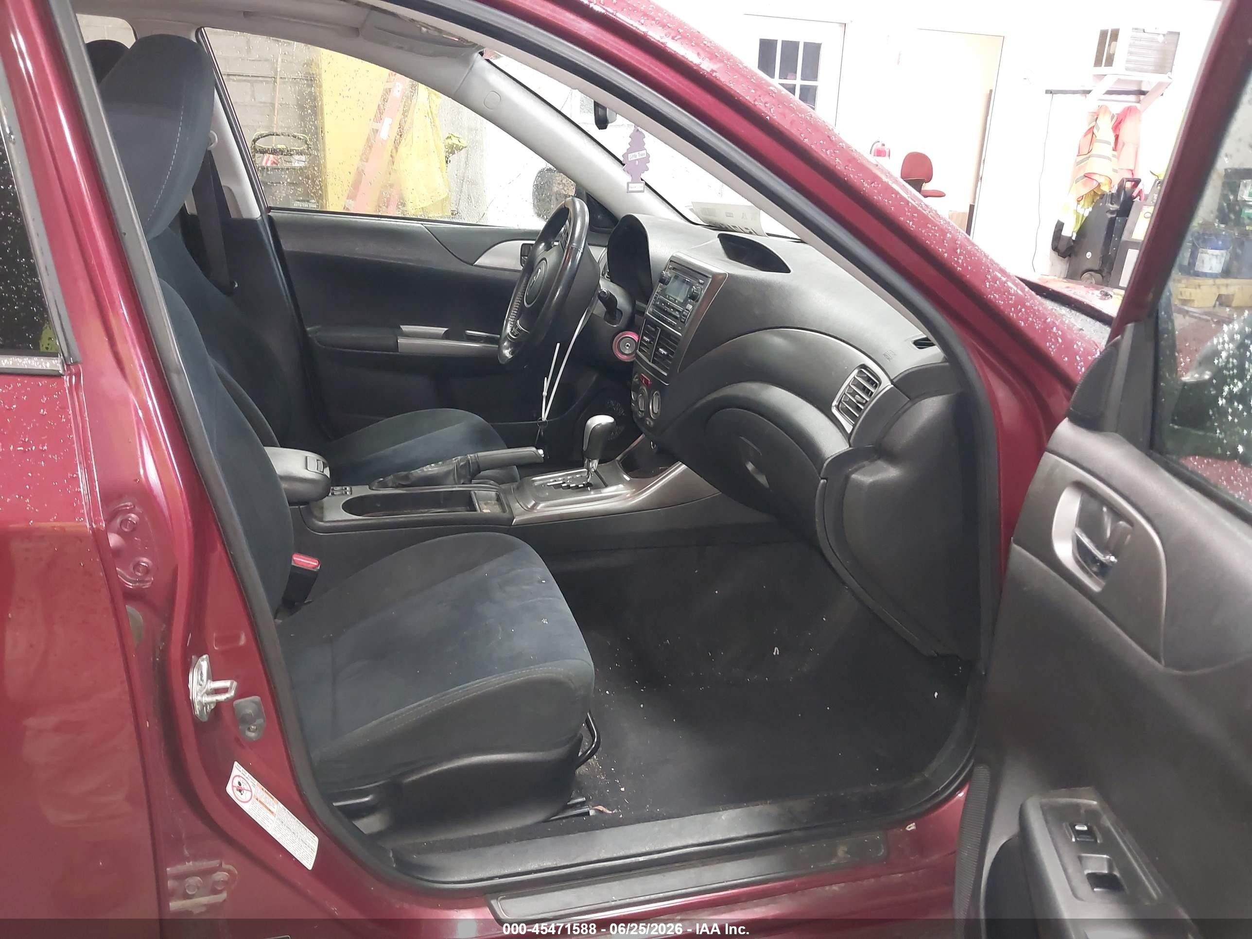2011 Subaru Impreza 2.5i Premium Red vin: JF1GE6B66BH516040