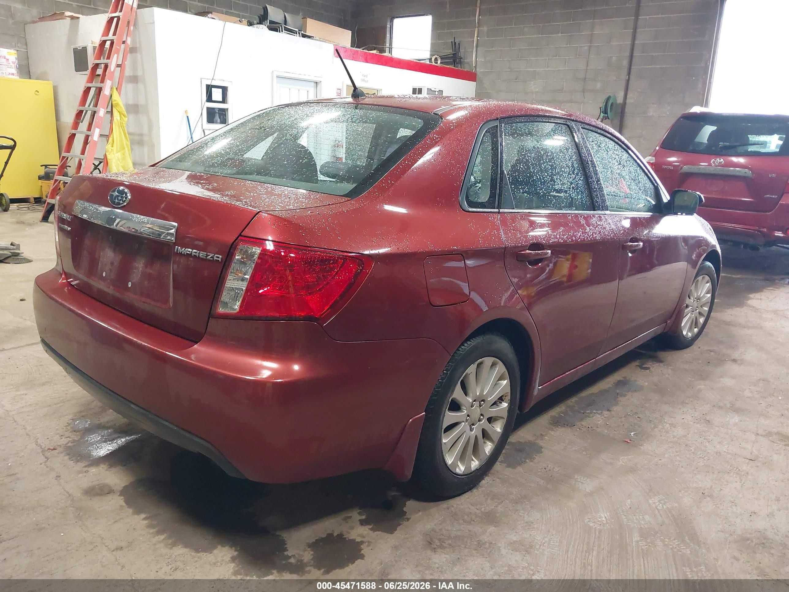 2011 Subaru Impreza 2.5i Premium Red vin: JF1GE6B66BH516040