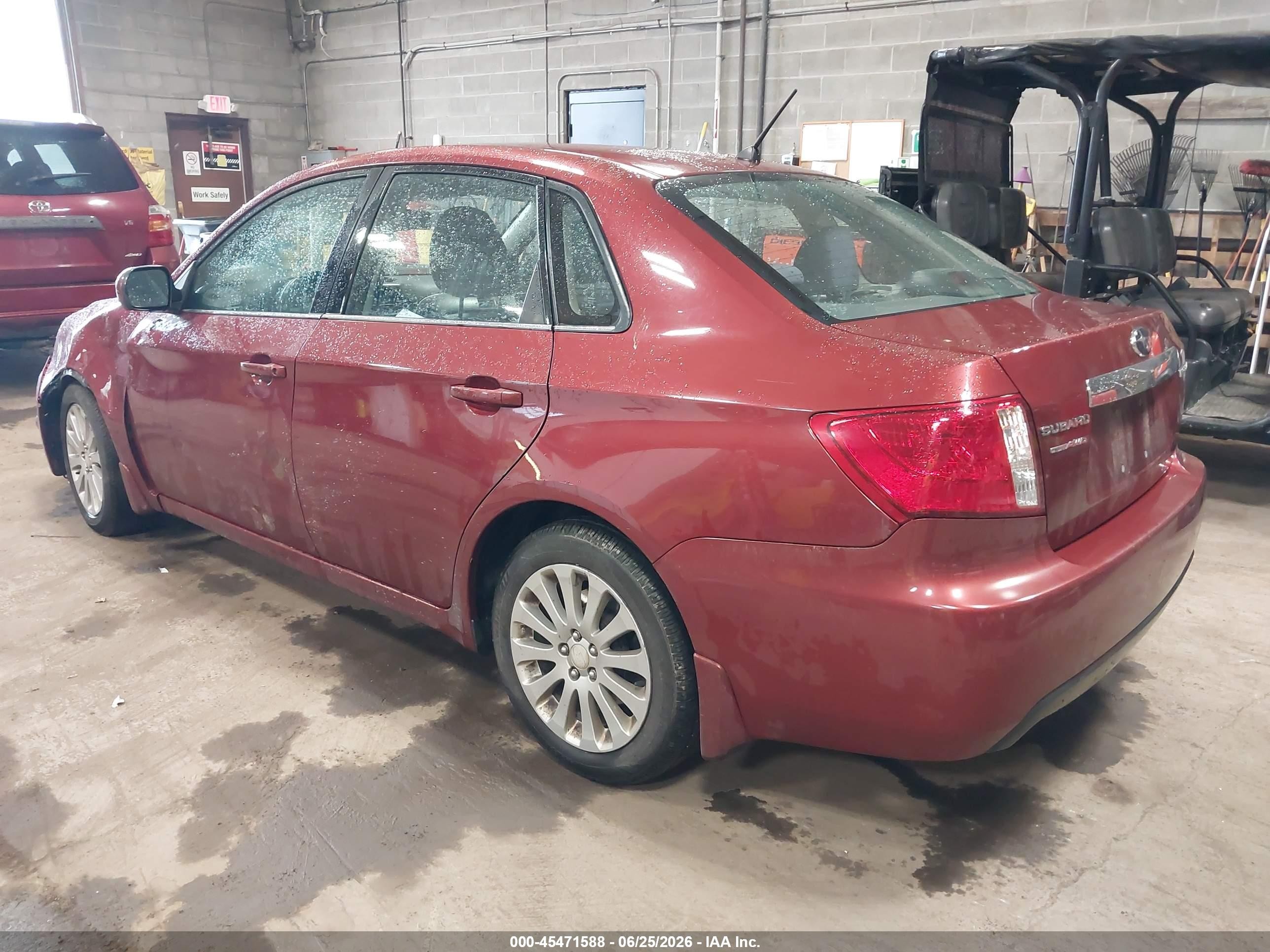2011 Subaru Impreza 2.5i Premium Red vin: JF1GE6B66BH516040