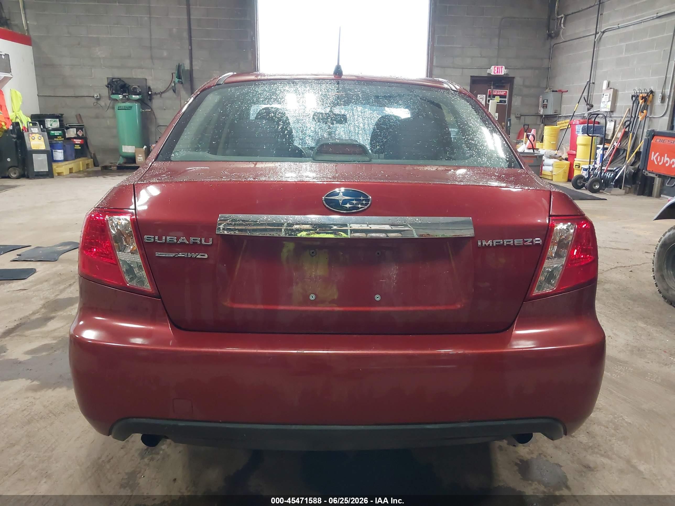2011 Subaru Impreza 2.5i Premium Red vin: JF1GE6B66BH516040