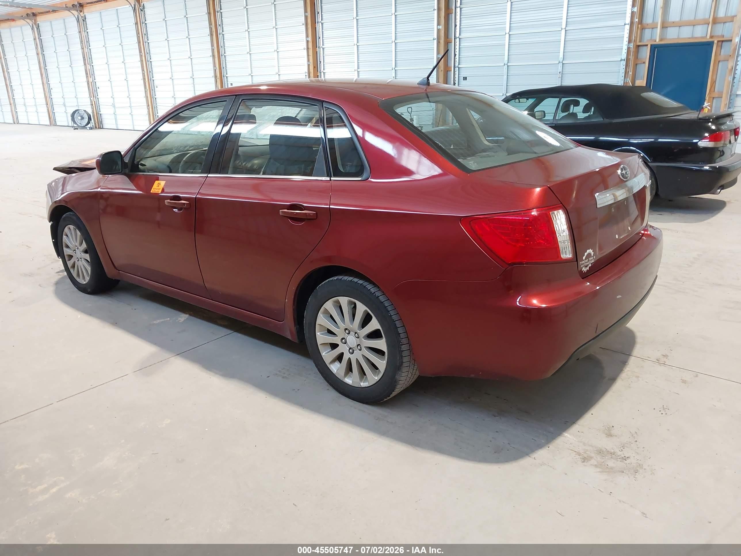 2011 Subaru Impreza 2.5i Premium Maroon vin: JF1GE6B66BH520332