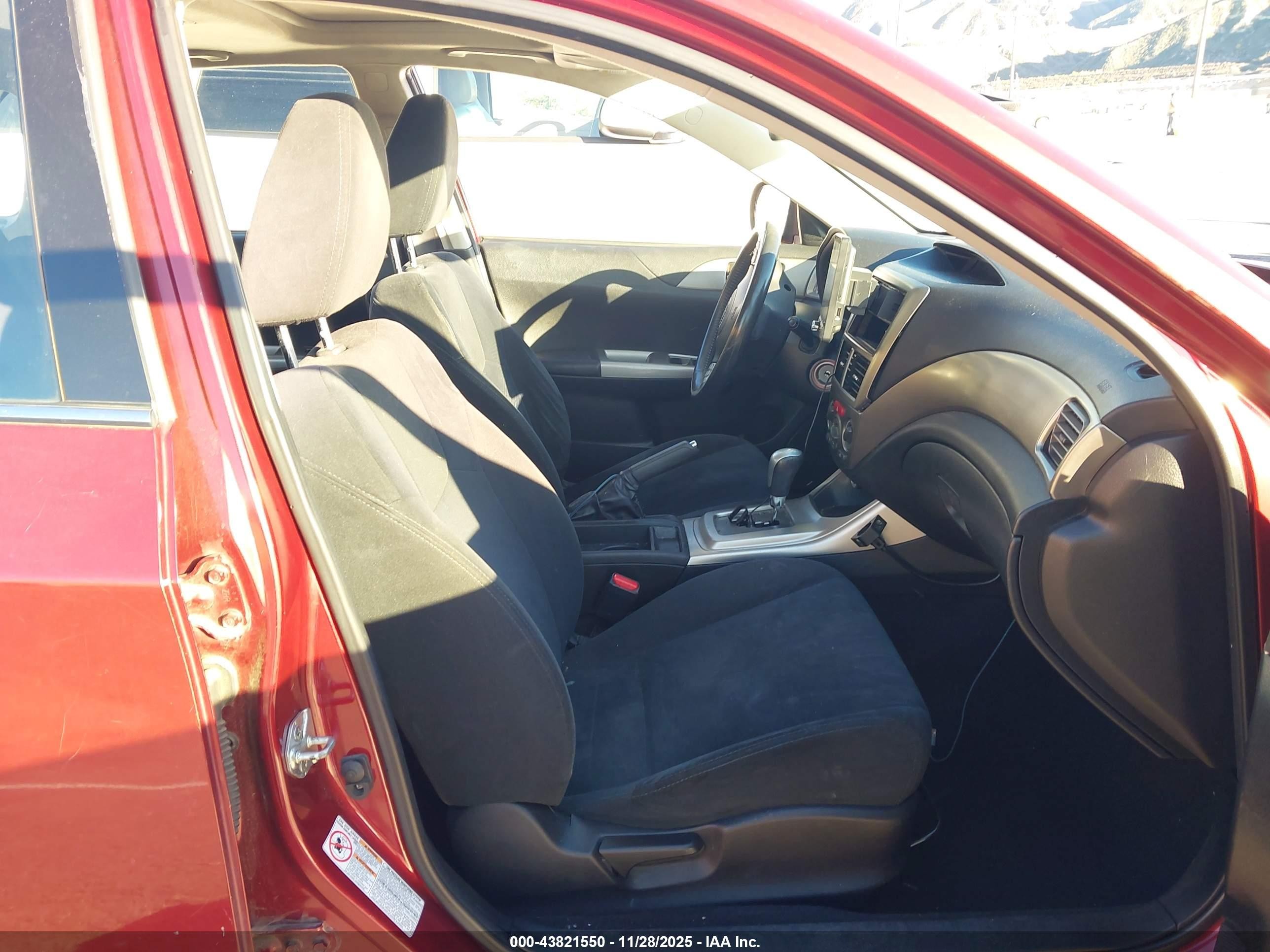 2010 Subaru Impreza 2.5i Premium Red vin: JF1GE6B67AH503506