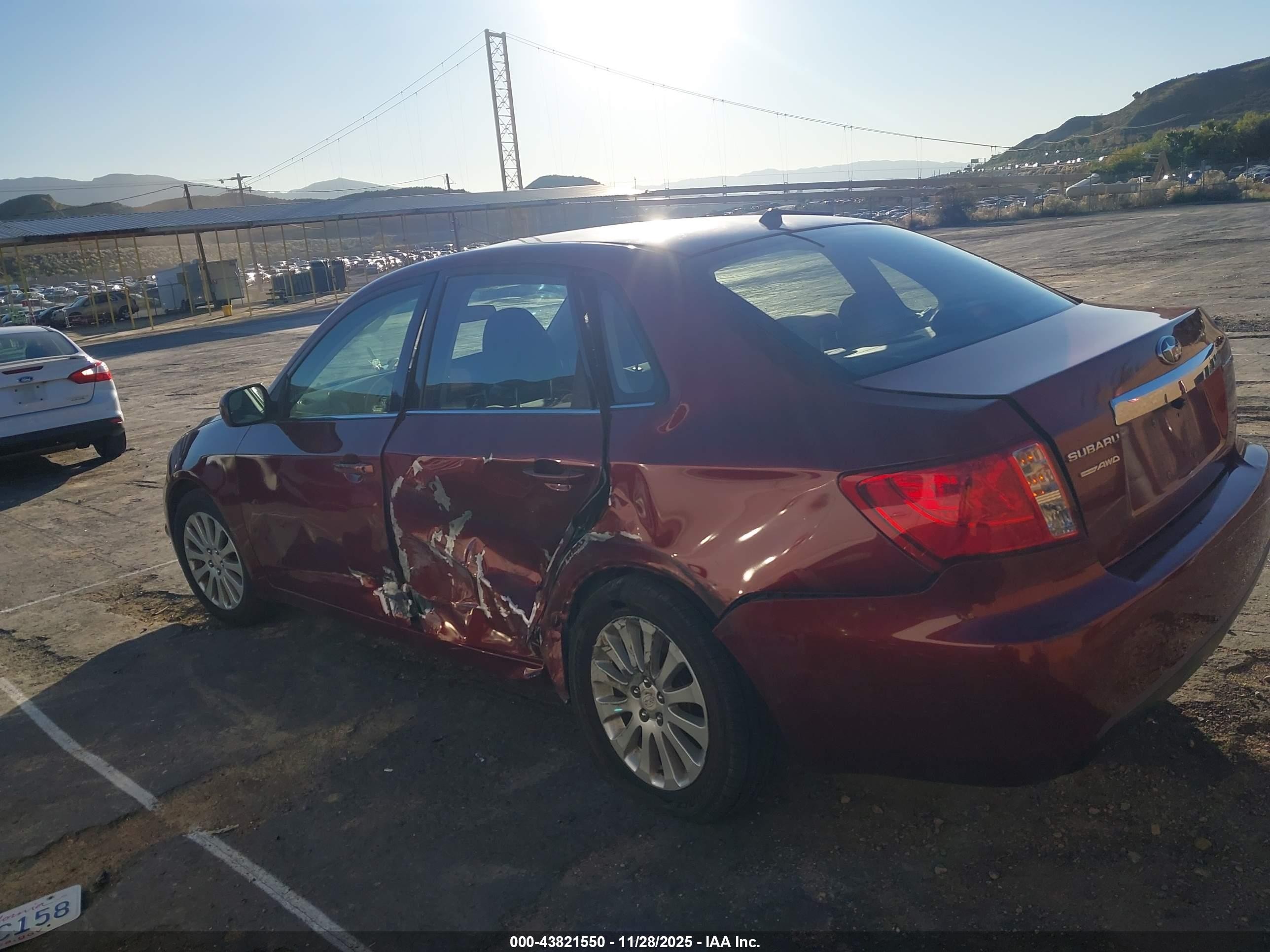 2010 Subaru Impreza 2.5i Premium Red vin: JF1GE6B67AH503506