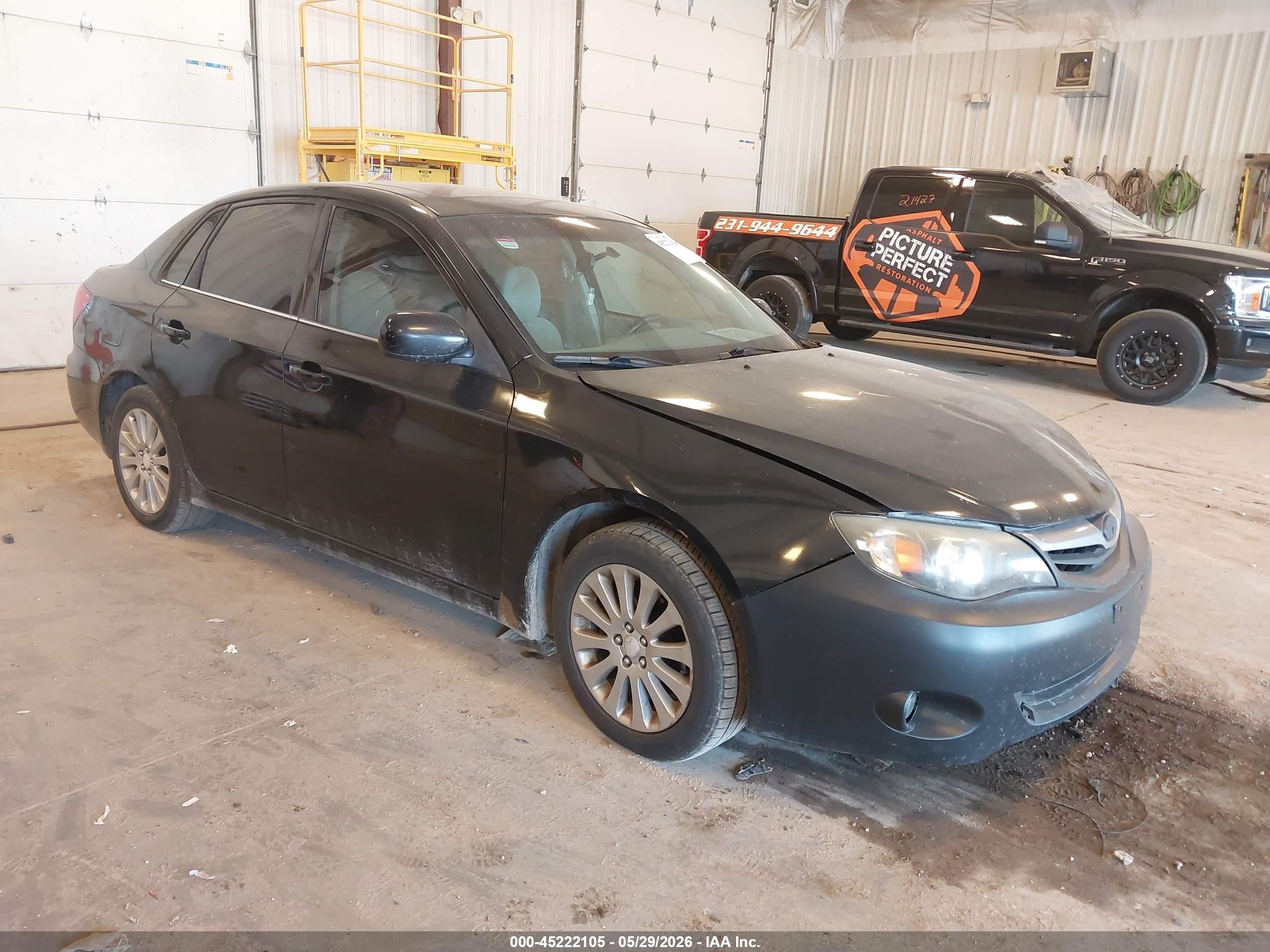 2010 Subaru Impreza 2.5i Premium Black vin: JF1GE6B67AH512013