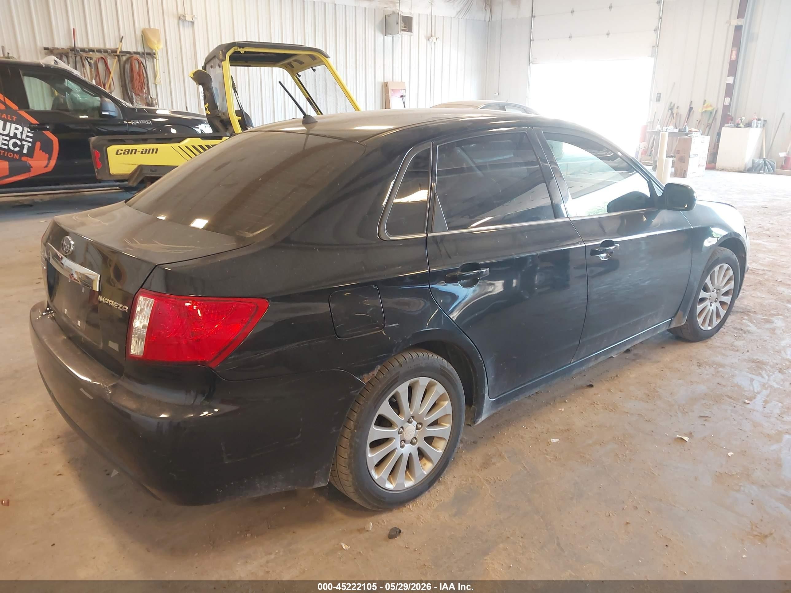 2010 Subaru Impreza 2.5i Premium Black vin: JF1GE6B67AH512013