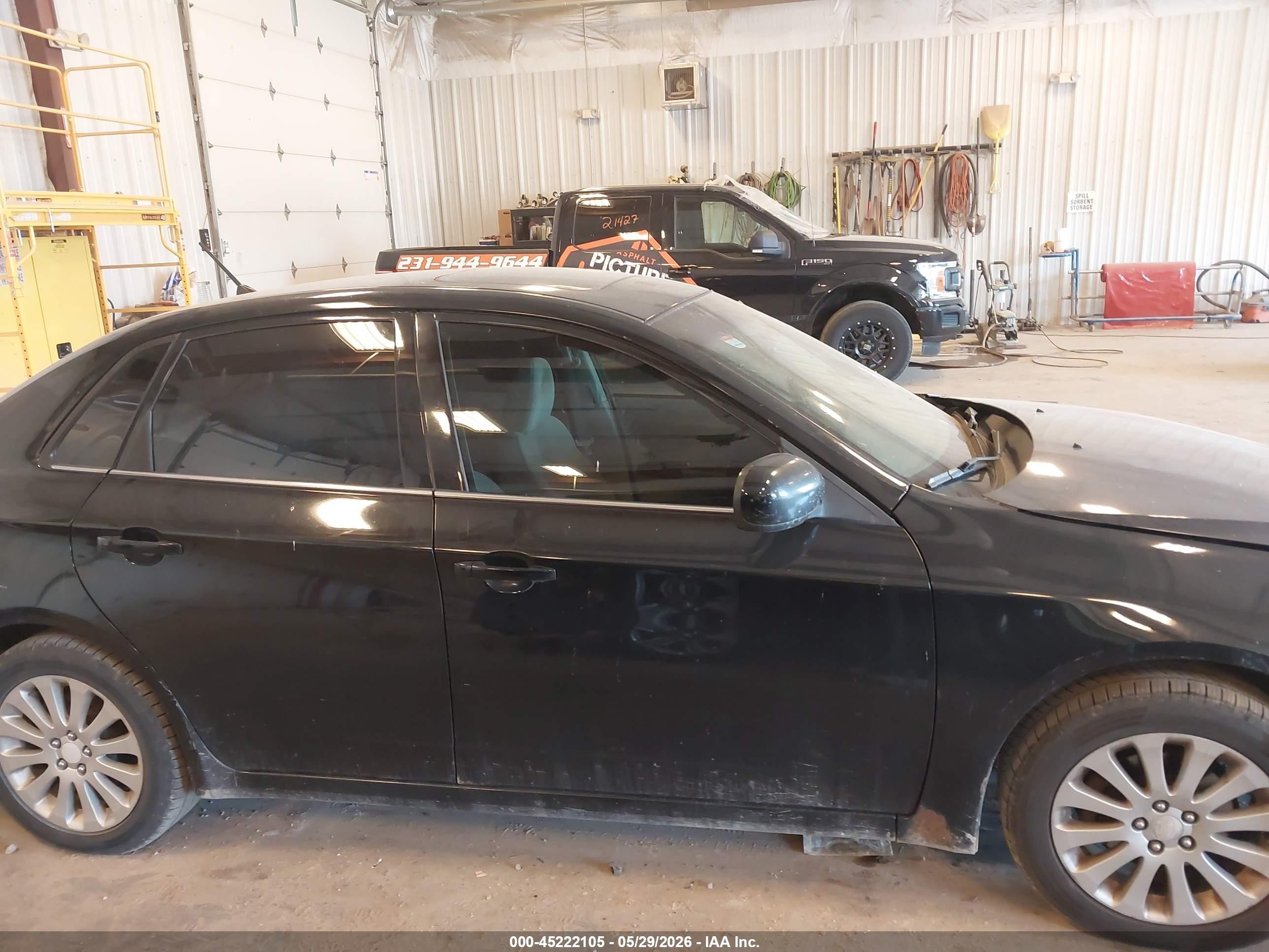 2010 Subaru Impreza 2.5i Premium Black vin: JF1GE6B67AH512013