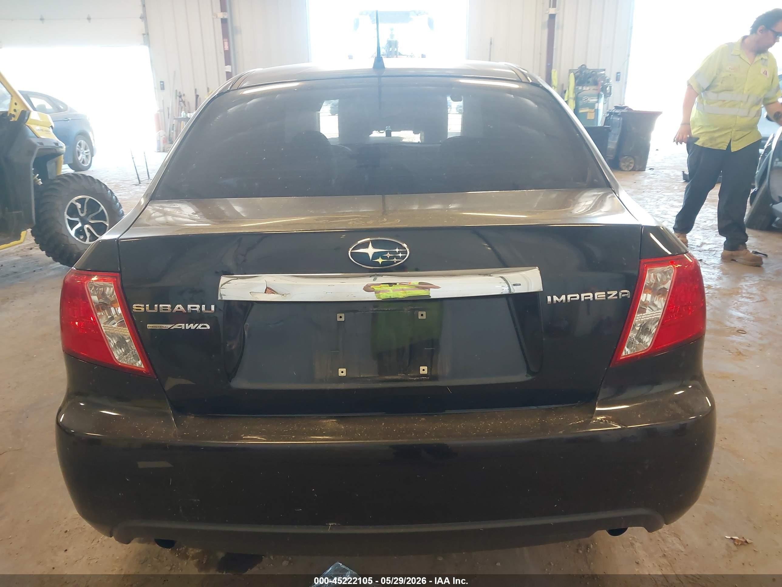 2010 Subaru Impreza 2.5i Premium Black vin: JF1GE6B67AH512013