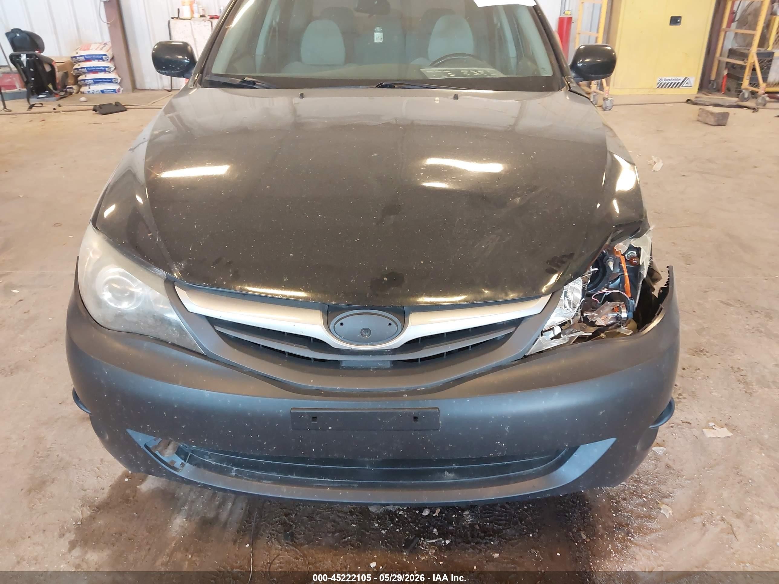 2010 Subaru Impreza 2.5i Premium Black vin: JF1GE6B67AH512013