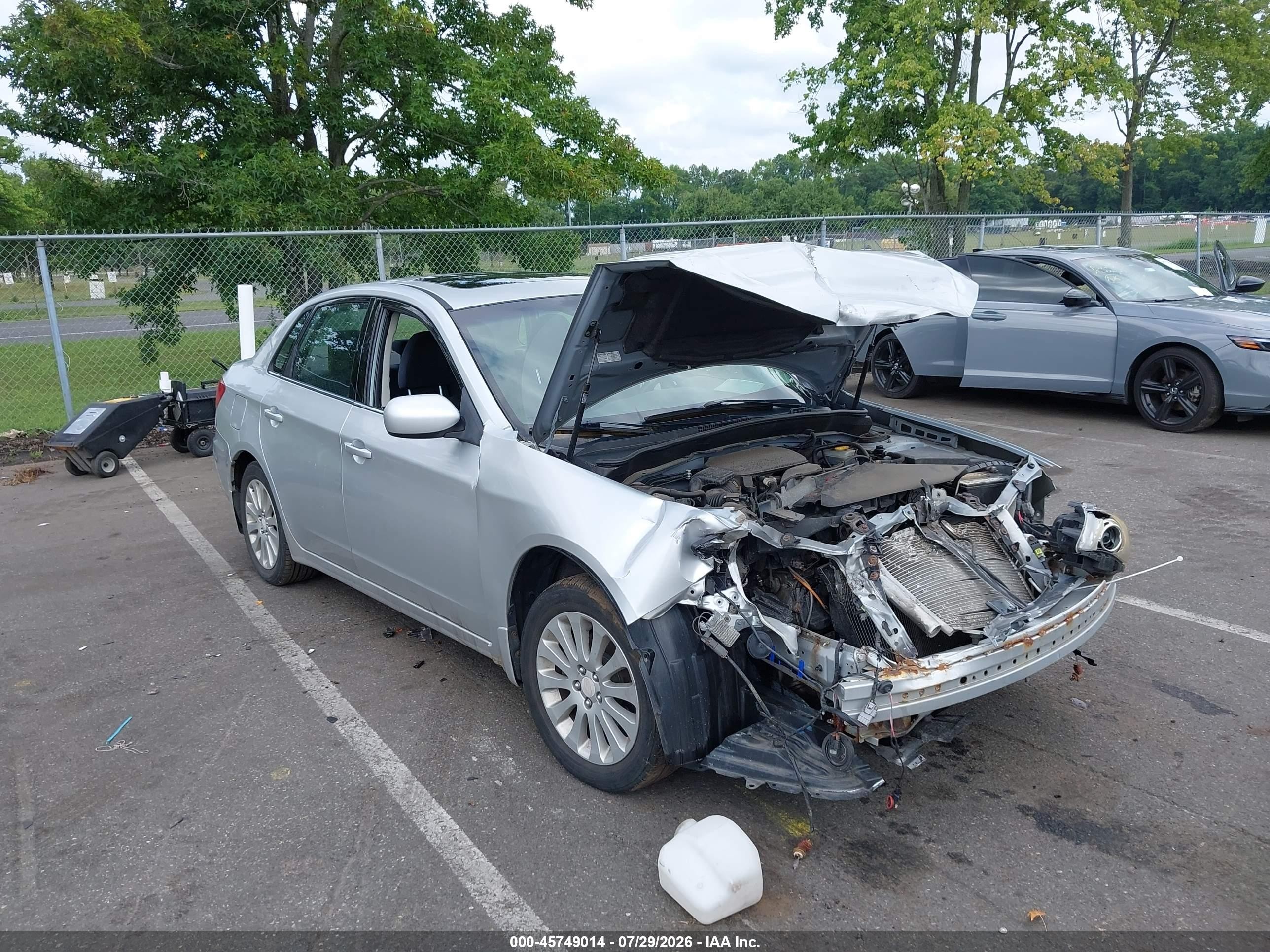 2011 Subaru Impreza 2.5i Premium Silver vin: JF1GE6B67BH519674
