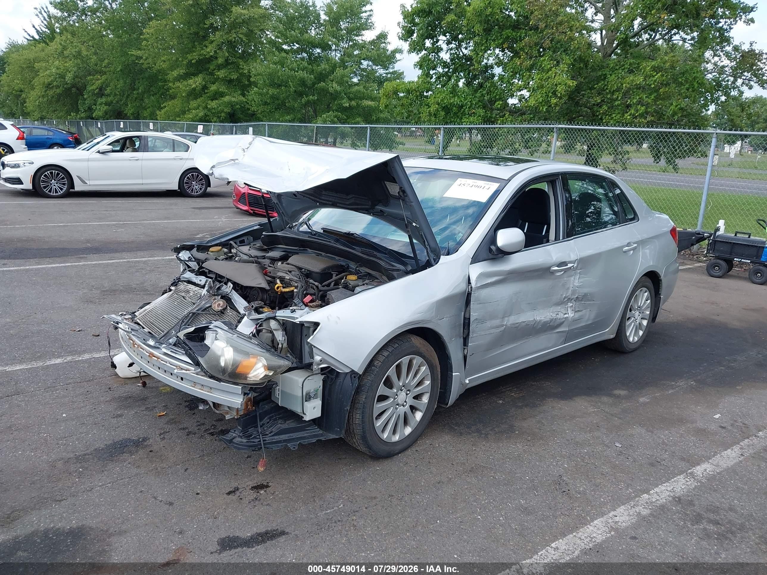 2011 Subaru Impreza 2.5i Premium Silver vin: JF1GE6B67BH519674
