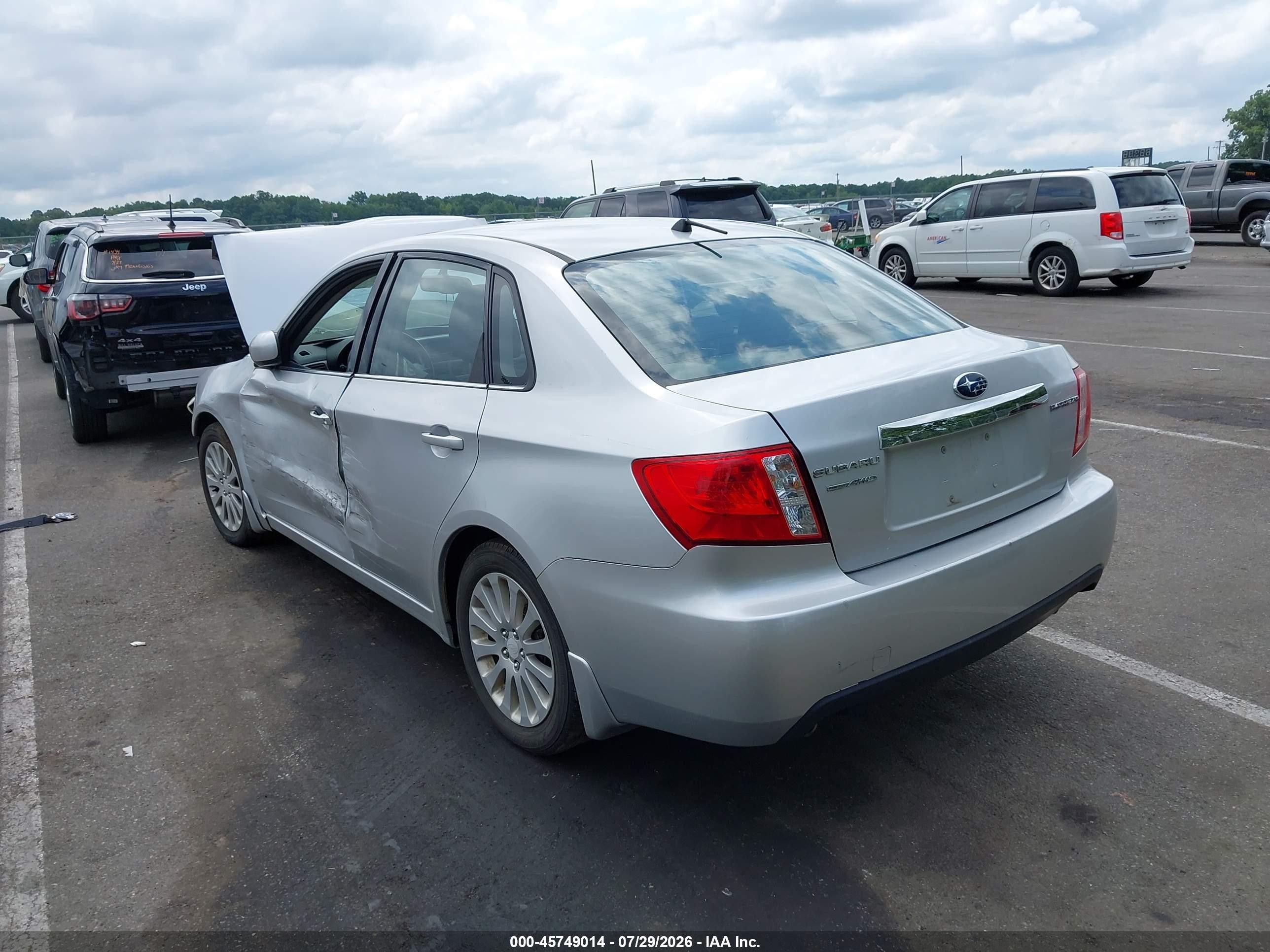 2011 Subaru Impreza 2.5i Premium Silver vin: JF1GE6B67BH519674