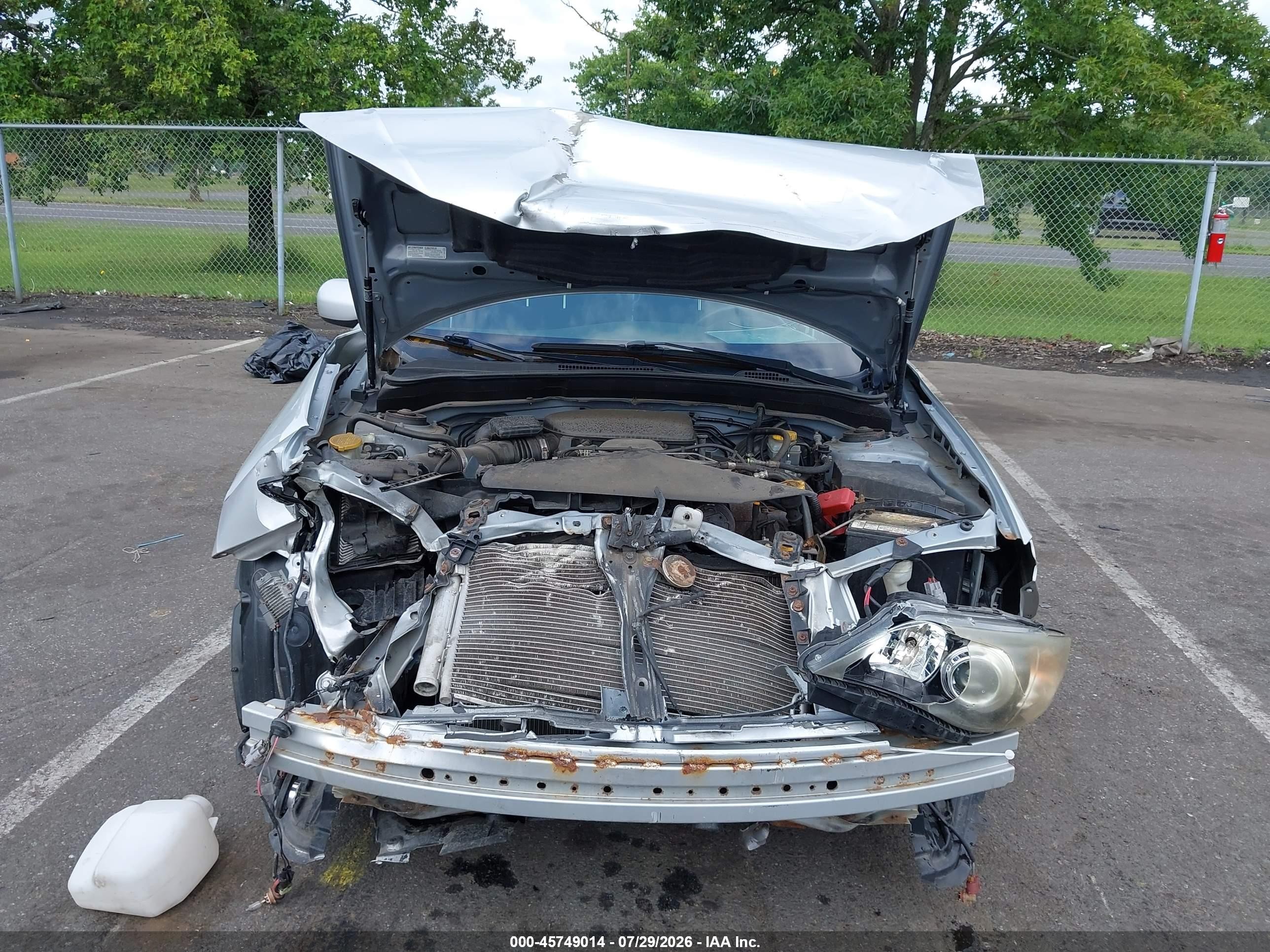2011 Subaru Impreza 2.5i Premium Silver vin: JF1GE6B67BH519674