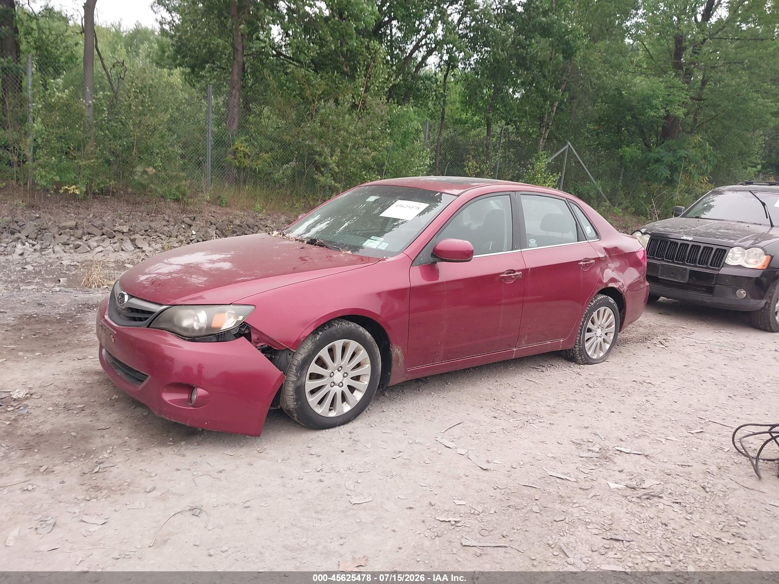 2010 Subaru Impreza 2.5i Premium Maroon vin: JF1GE6B68AG502323