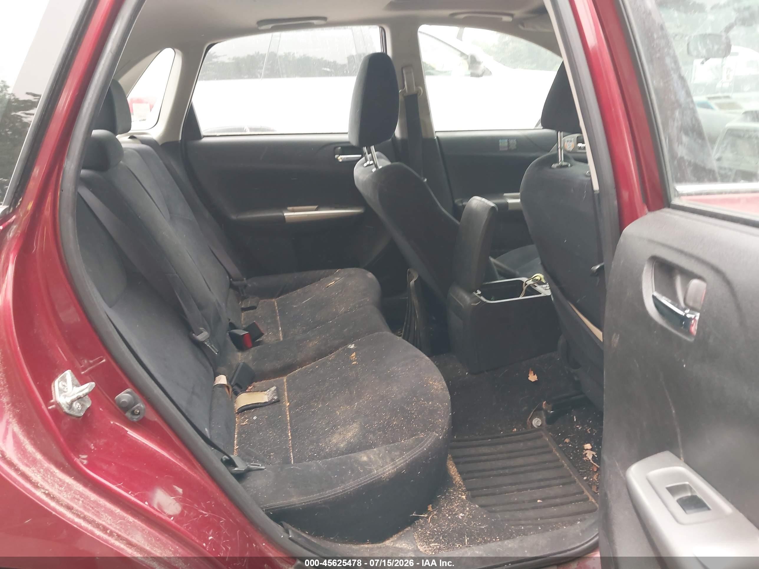 2010 Subaru Impreza 2.5i Premium Maroon vin: JF1GE6B68AG502323