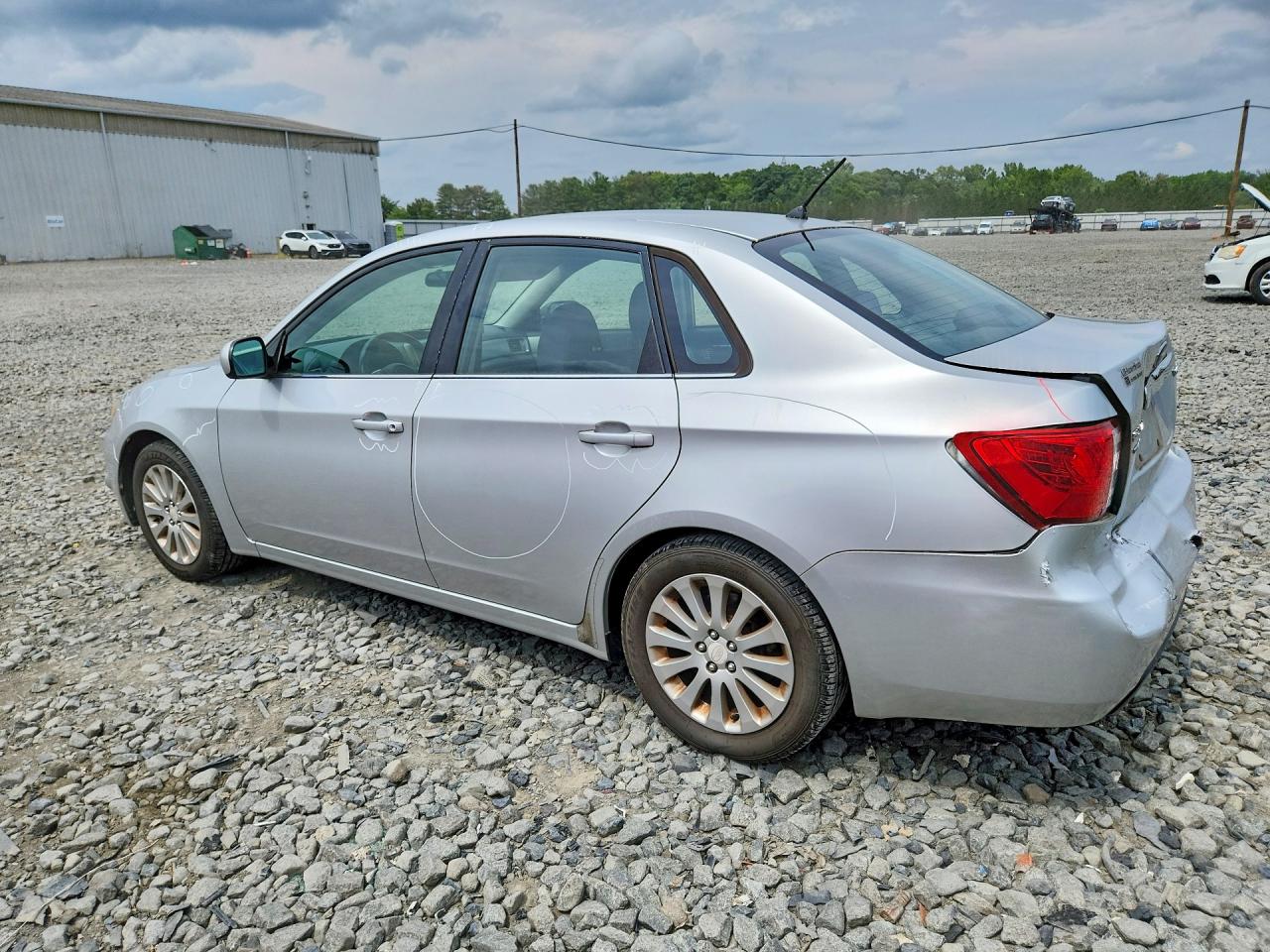 2010 Subaru Impreza 2.5i Premium Silver vin: JF1GE6B68AH501991