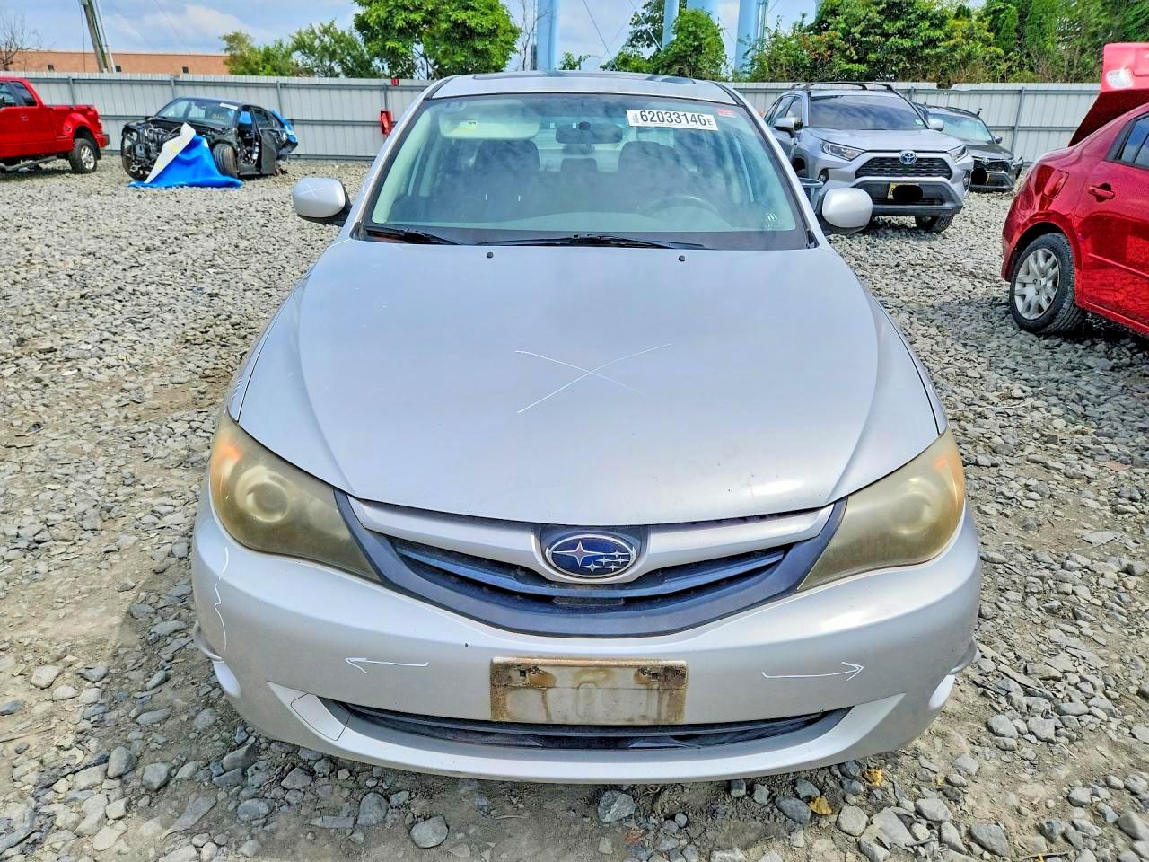 2010 Subaru Impreza 2.5i Premium Silver vin: JF1GE6B68AH501991
