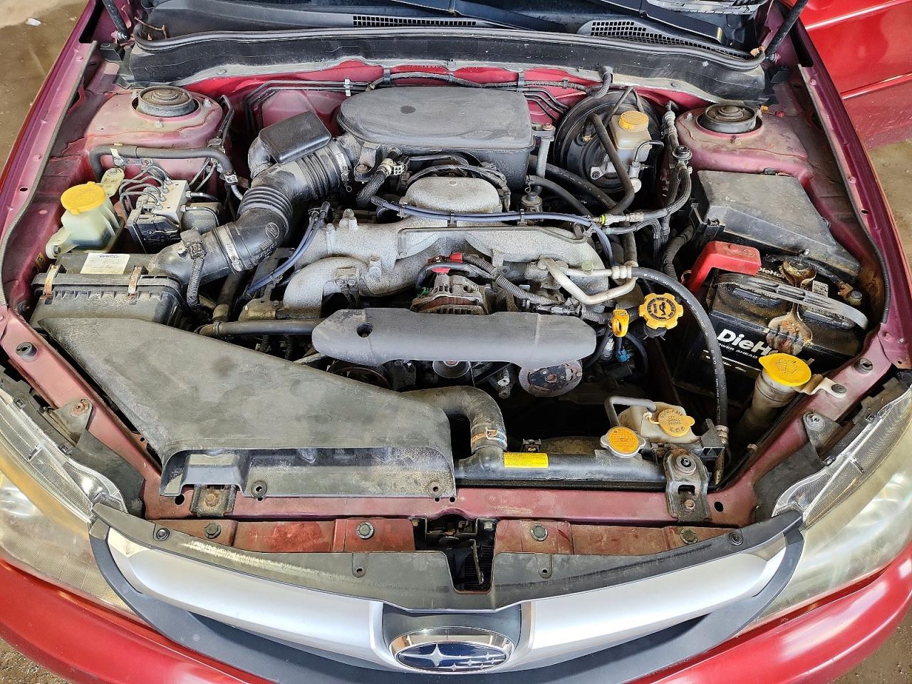 2010 Subaru Impreza 2.5i Premium Red vin: JF1GE6B68AH503417