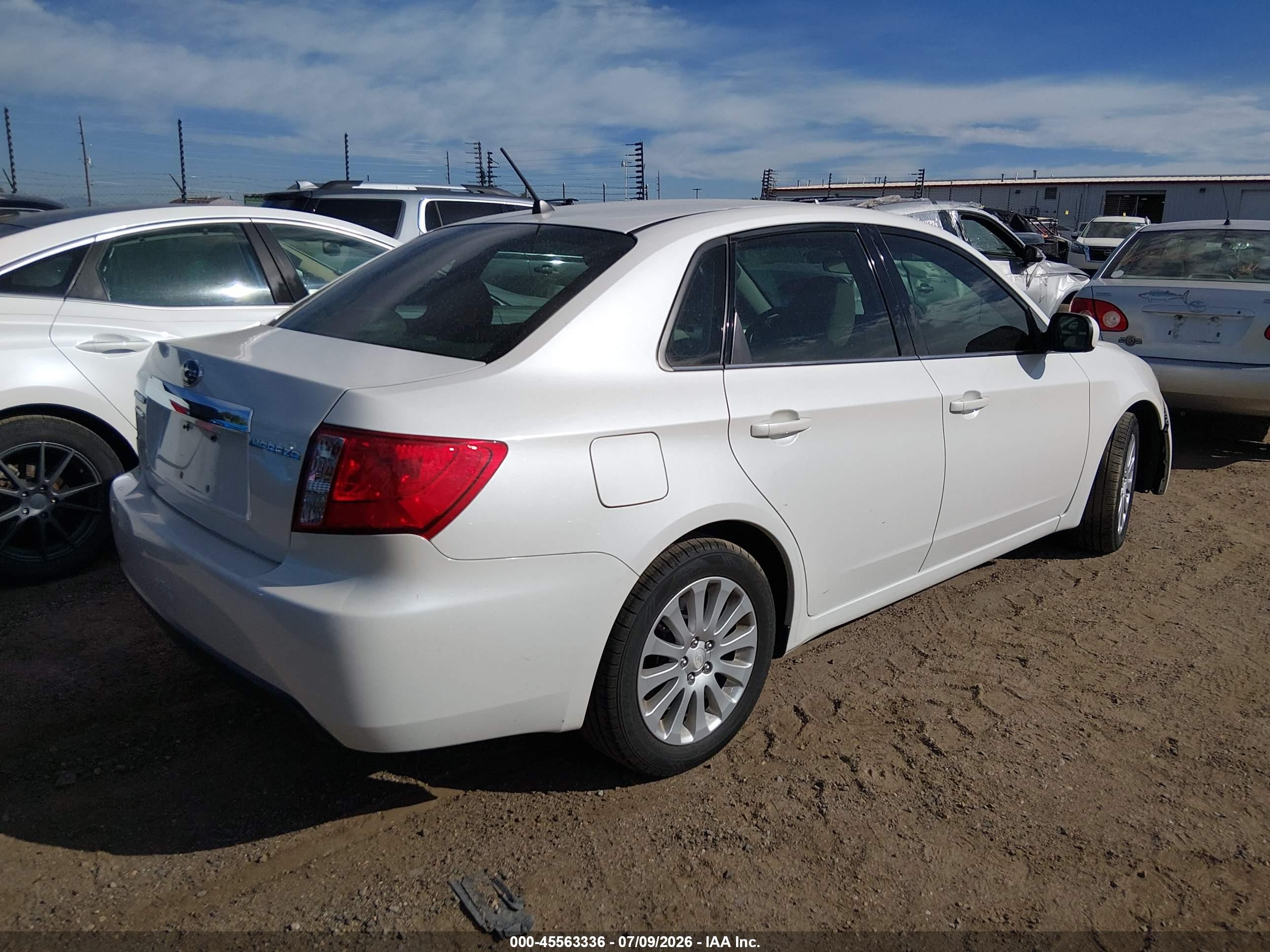 2010 Subaru Impreza 2.5i Premium White vin: JF1GE6B68AH510657