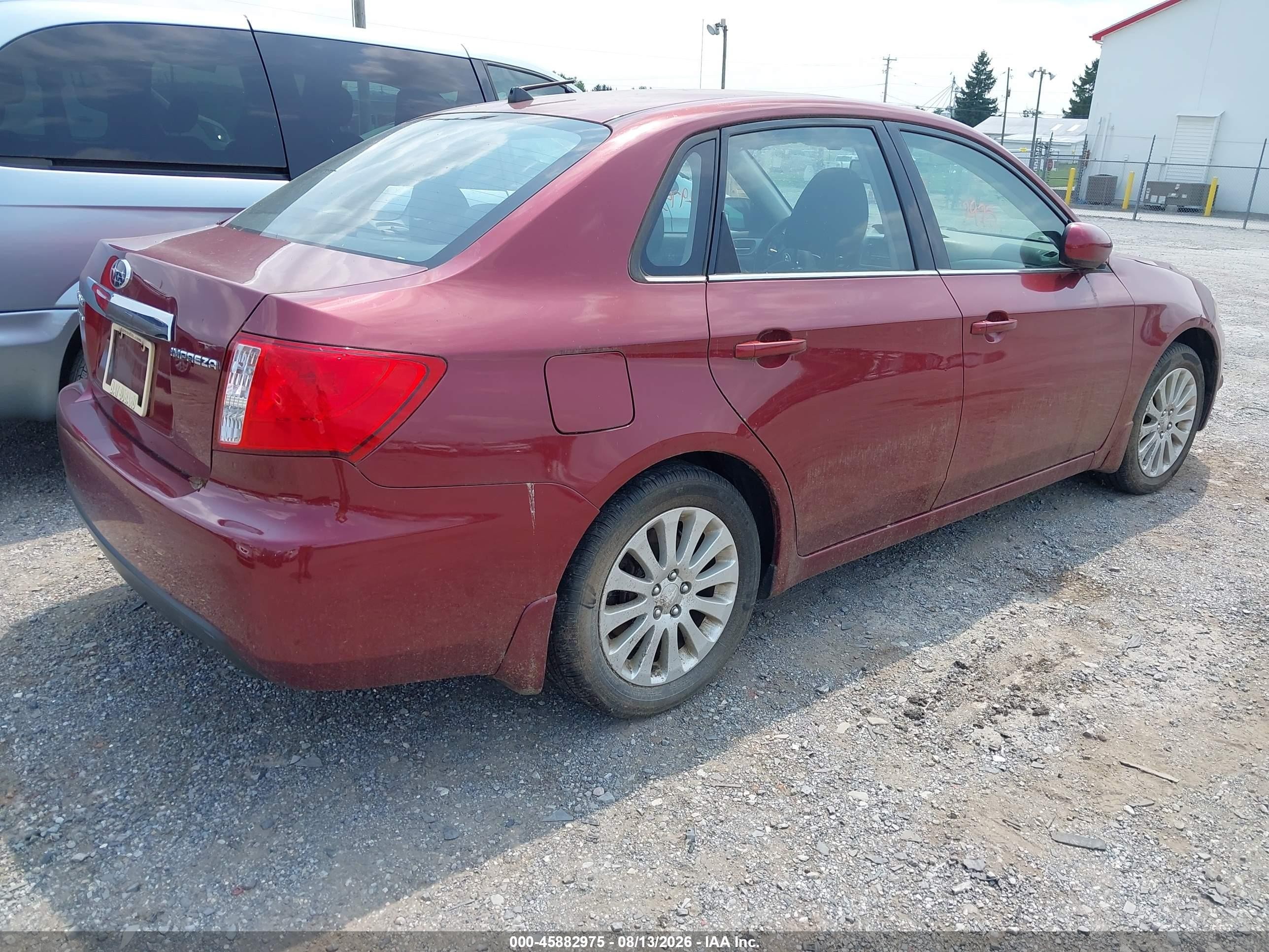 2011 Subaru Impreza 2.5i Premium Red vin: JF1GE6B68BH509140