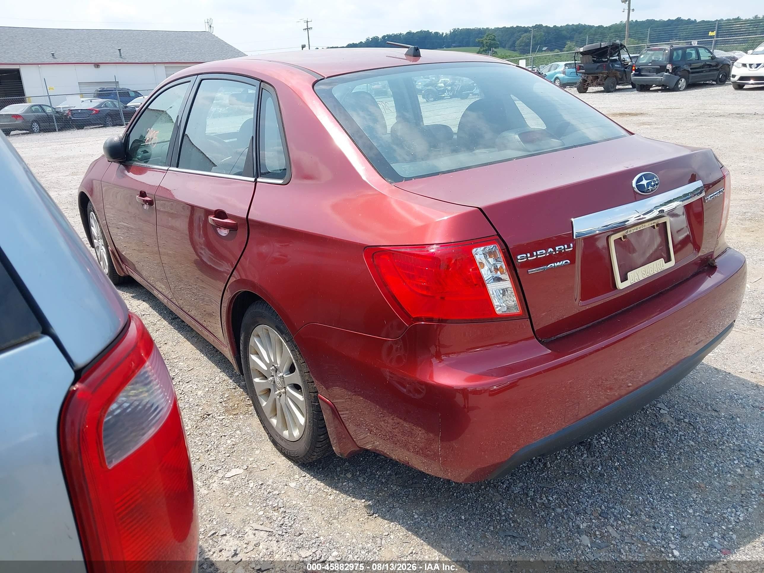2011 Subaru Impreza 2.5i Premium Red vin: JF1GE6B68BH509140