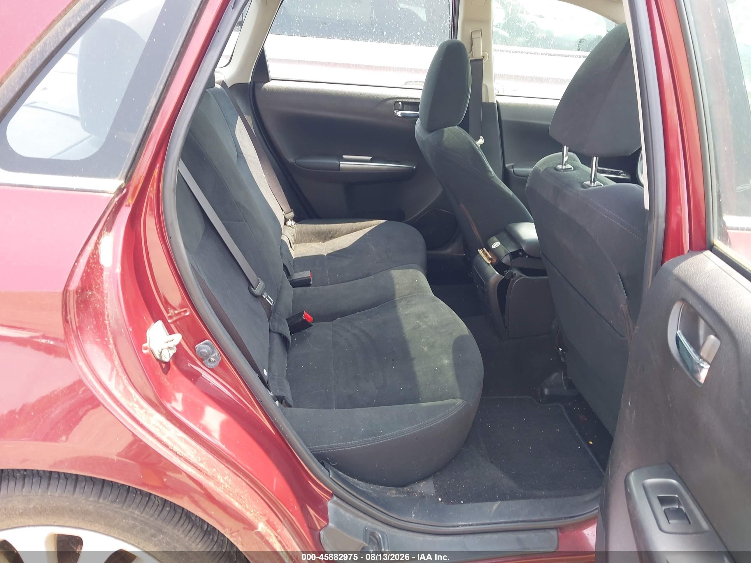 2011 Subaru Impreza 2.5i Premium Red vin: JF1GE6B68BH509140