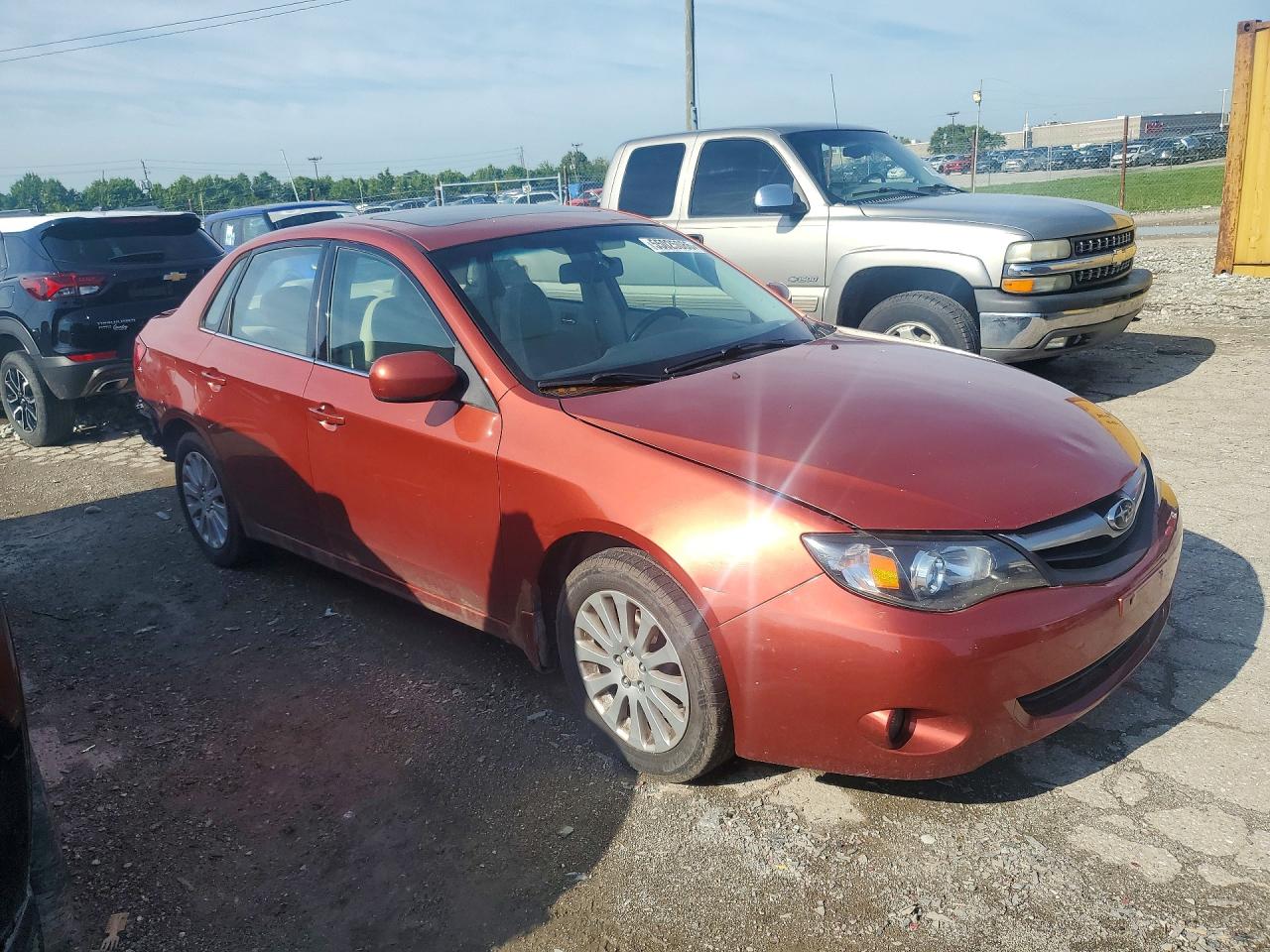 2010 Subaru Impreza 2.5i Premium Red vin: JF1GE6B69AH501028
