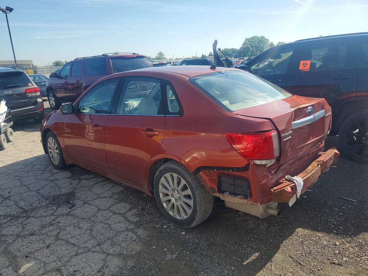 2010 Subaru Impreza 2.5i Premium Red vin: JF1GE6B69AH501028