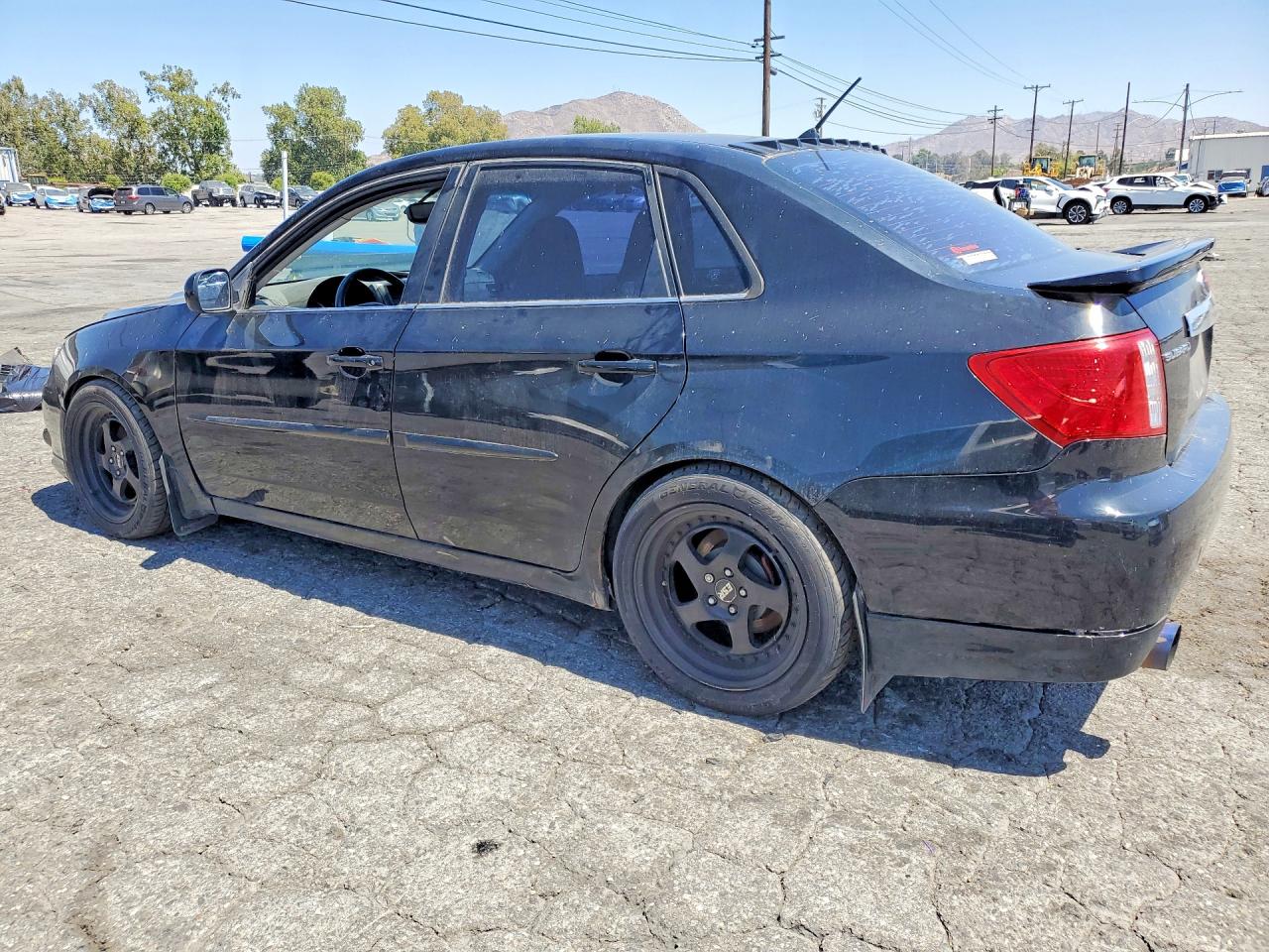 2008 Subaru Impreza Wrx Black vin: JF1GE74628G508793