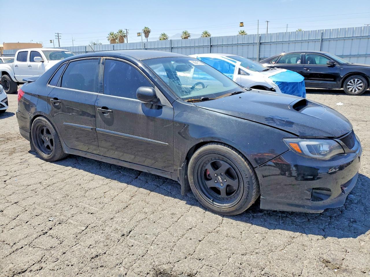 2008 Subaru Impreza Wrx Black vin: JF1GE74628G508793
