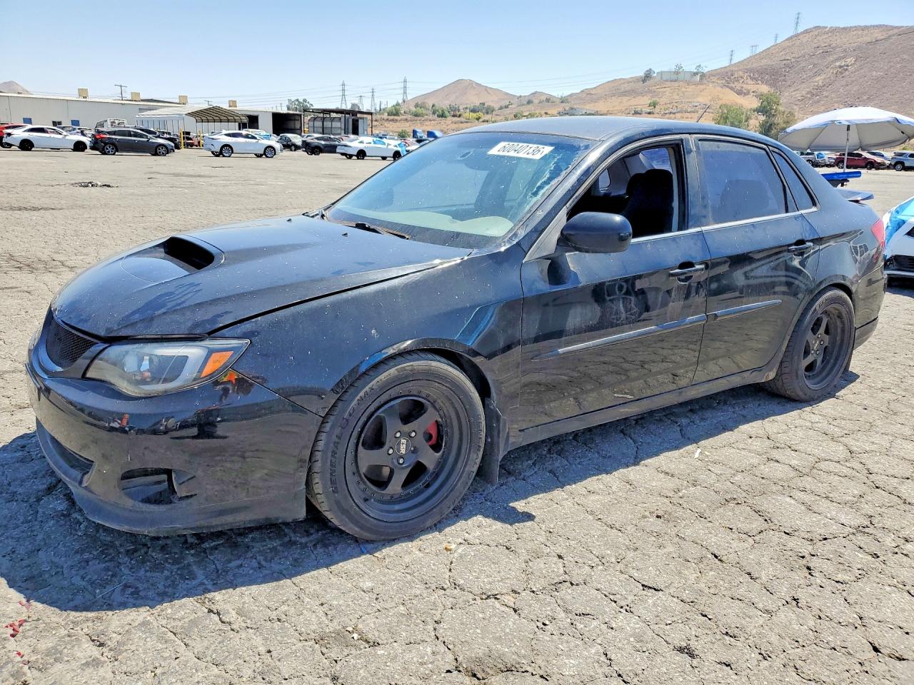 2008 Subaru Impreza Wrx Black vin: JF1GE74628G508793