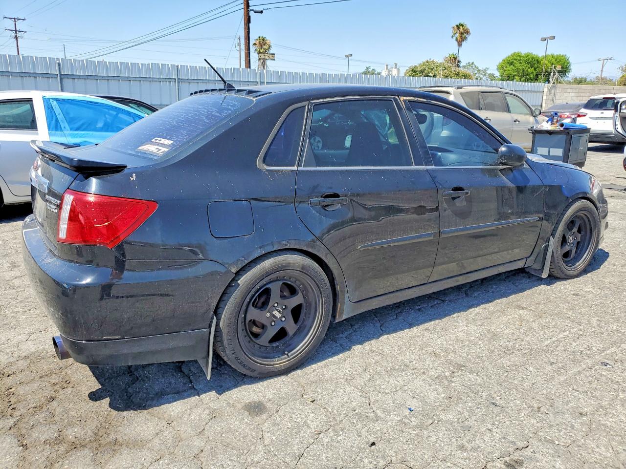 2008 Subaru Impreza Wrx Black vin: JF1GE74628G508793