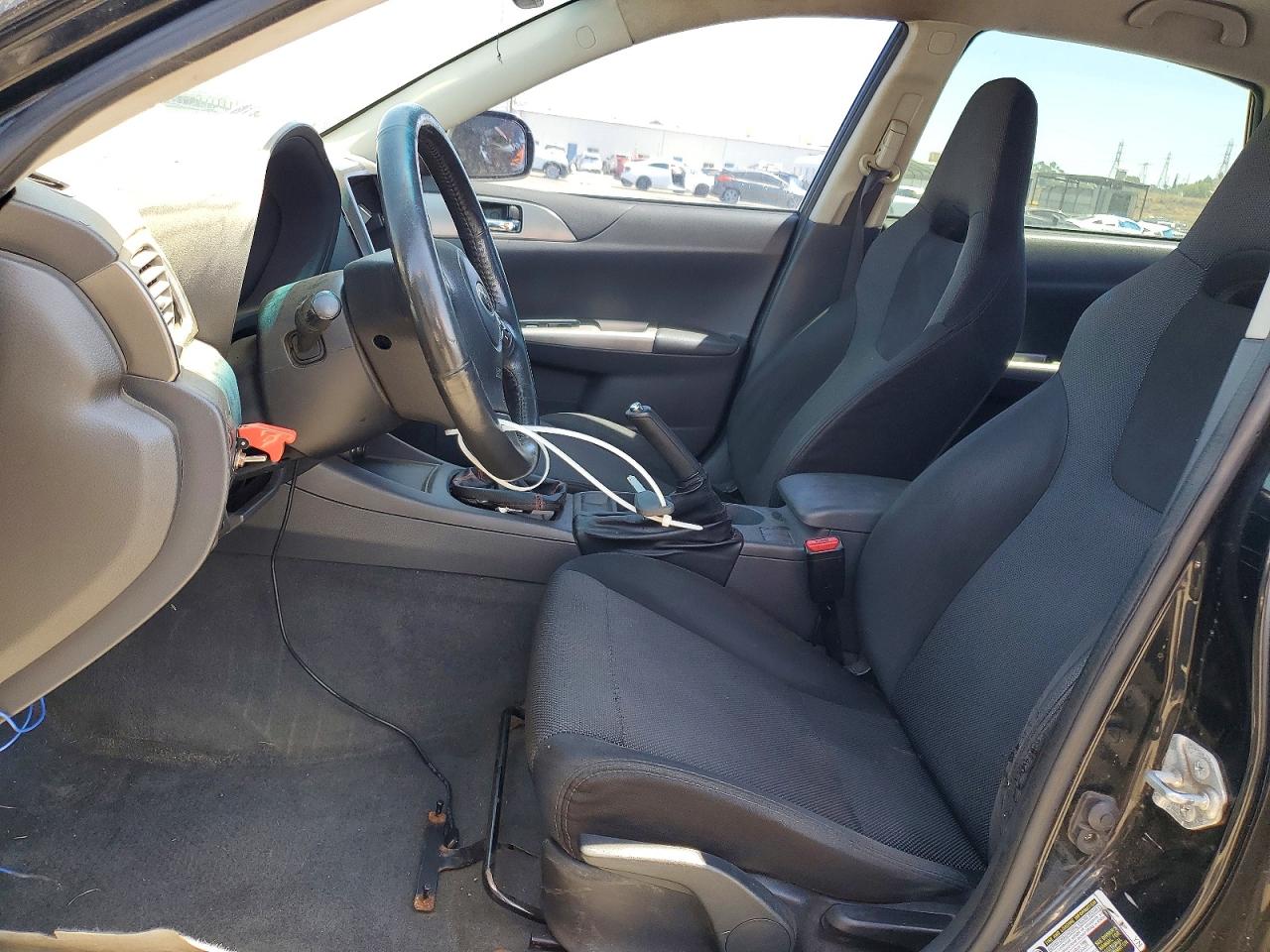 2008 Subaru Impreza Wrx Black vin: JF1GE74628G508793