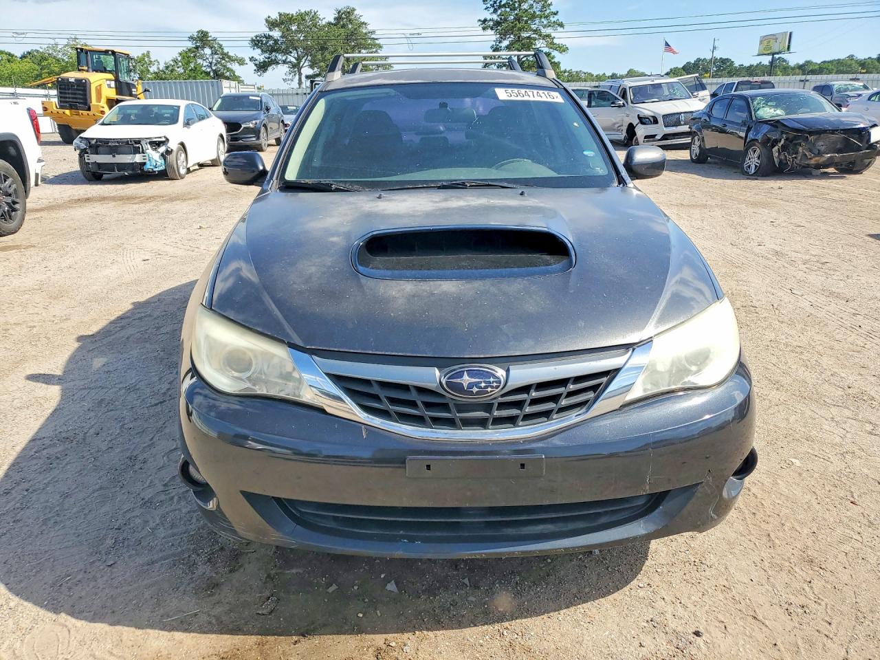 2008 Subaru Impreza Wrx Black vin: JF1GE74638G509919