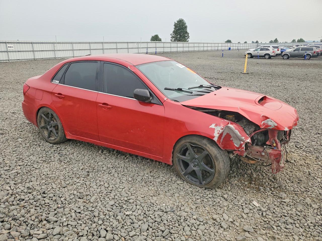 2008 Subaru Impreza Wrx Red vin: JF1GE74658G512515