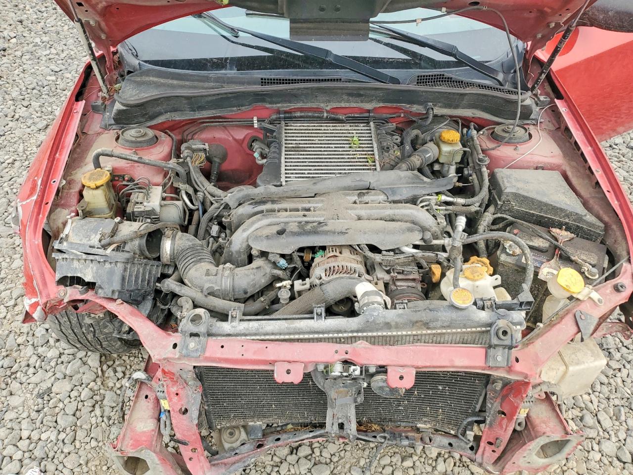 2008 Subaru Impreza Wrx Red vin: JF1GE74658G512515